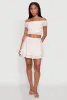 Madden Girl Ruched Lace Tiered Skirt sold by Rainbow