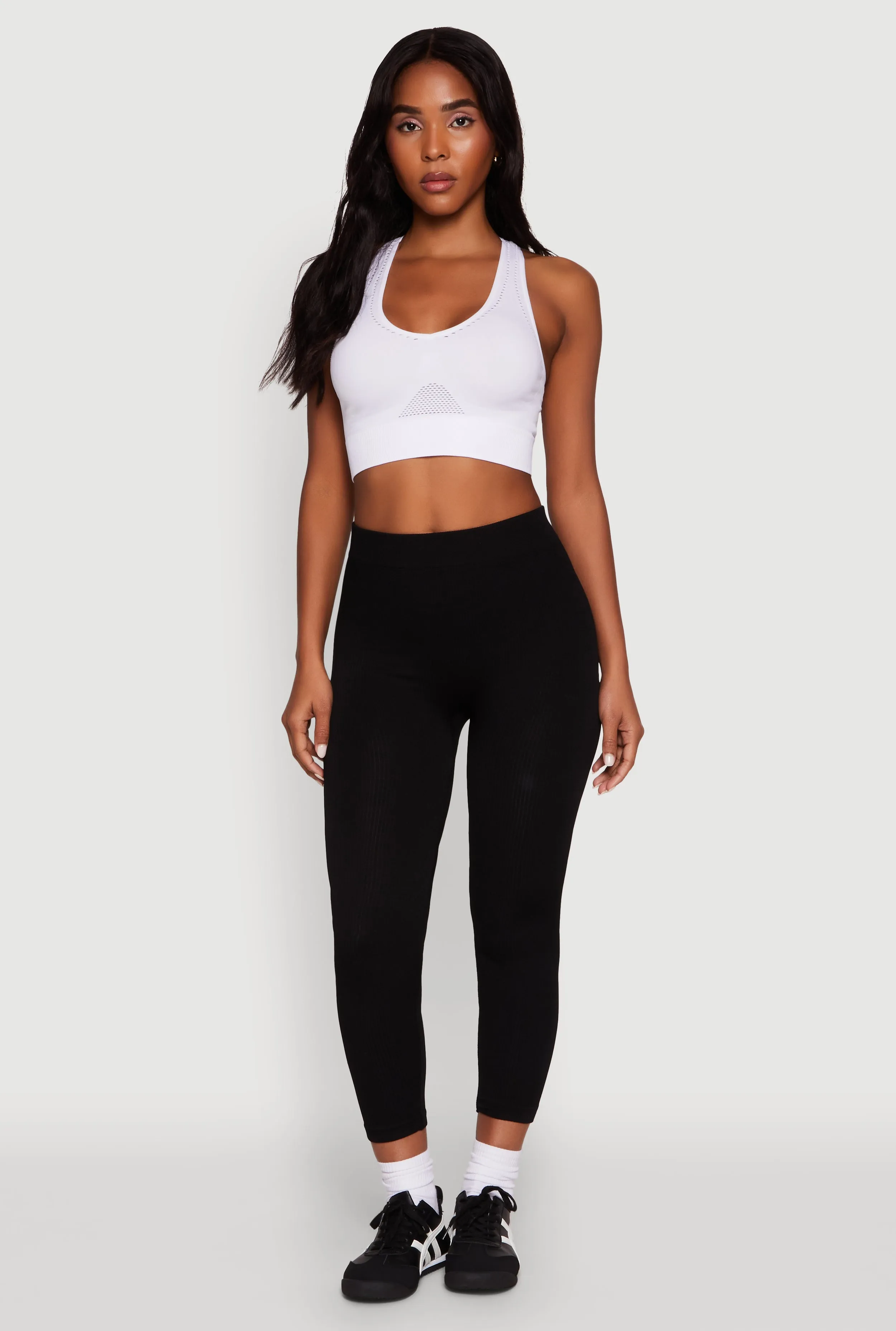 Rib Knit Capri Leggings sold by Rainbow