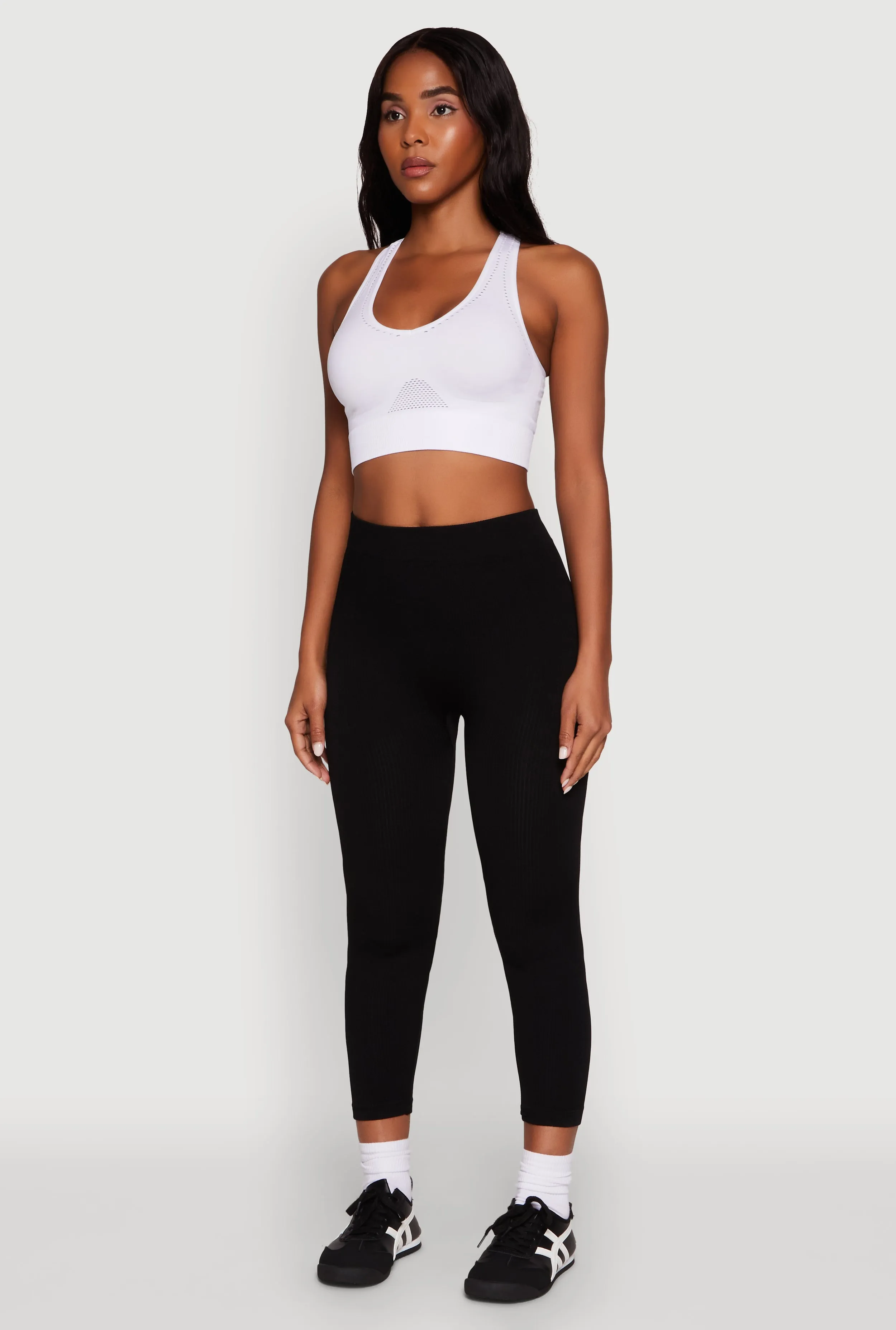 Rib Knit Capri Leggings sold by Rainbow product image thumbnail 3