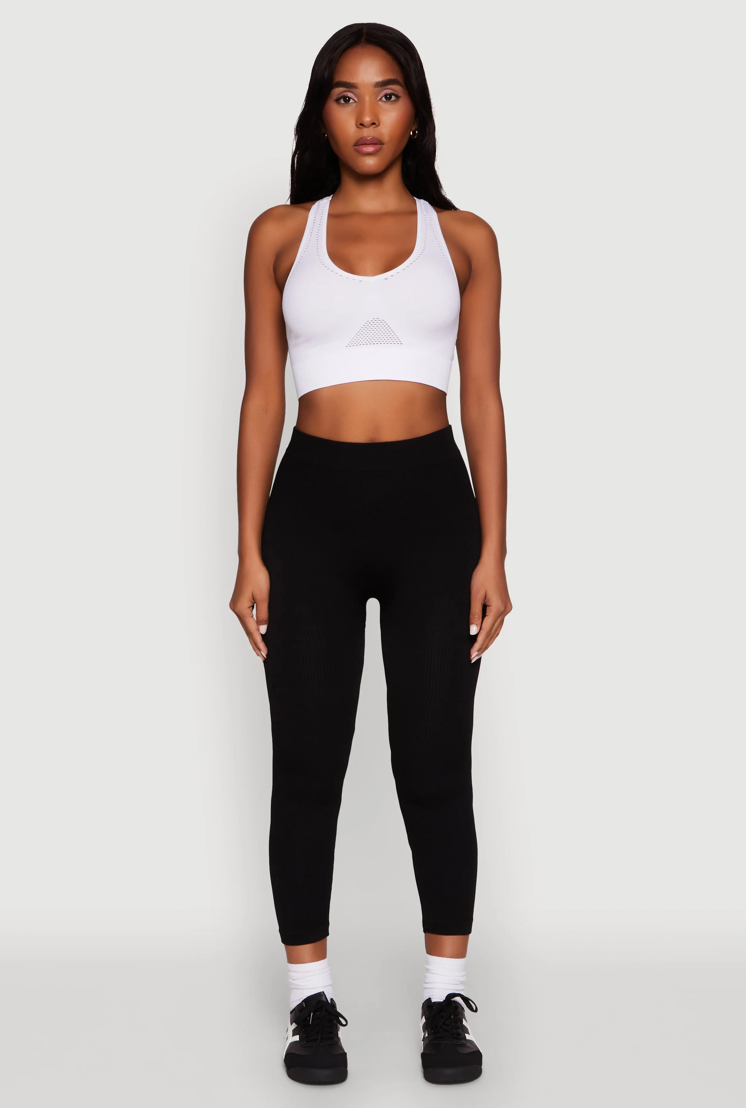 Rib Knit Capri Leggings sold by Rainbow product image thumbnail 2