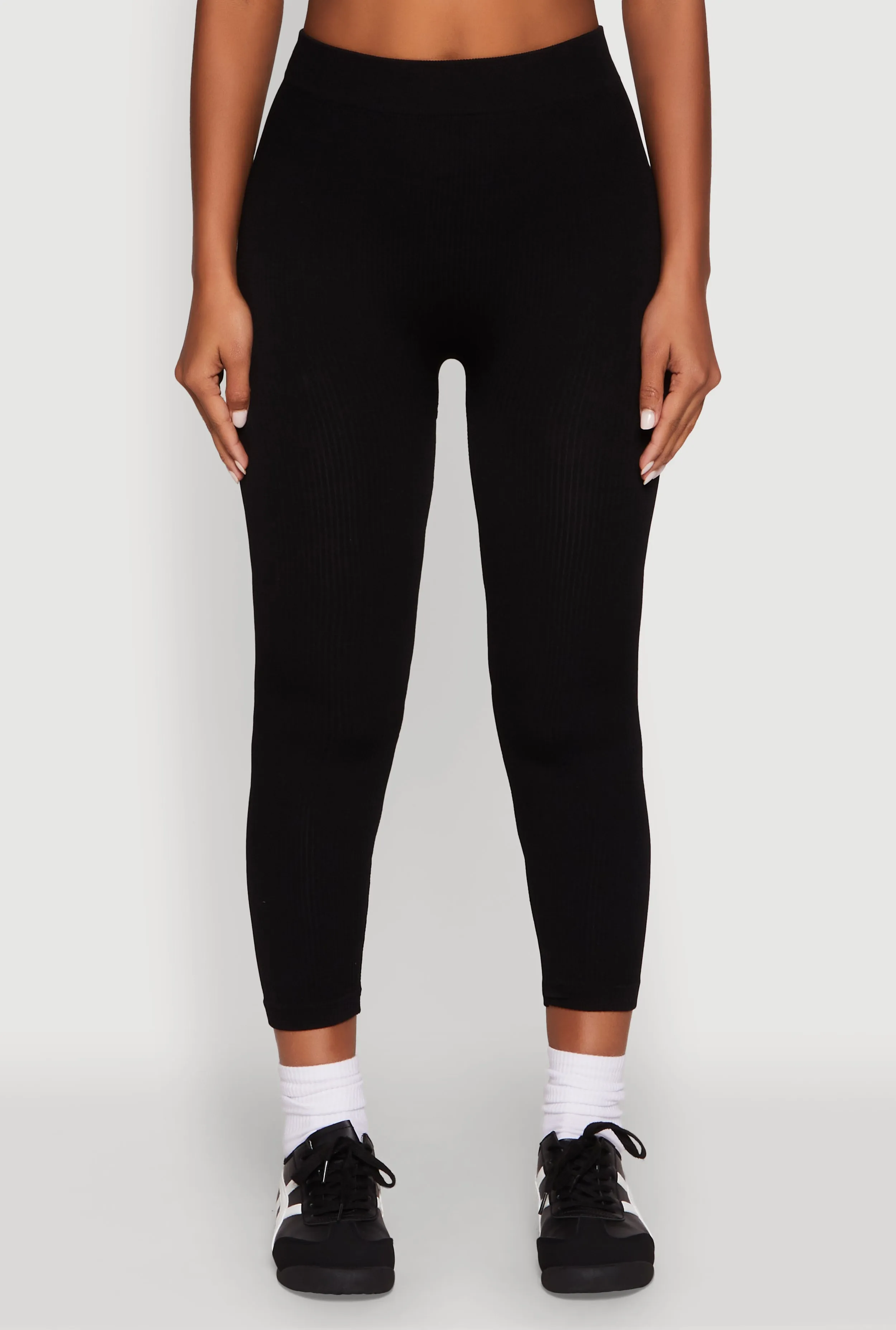 Rib Knit Capri Leggings sold by Rainbow product image thumbnail 5