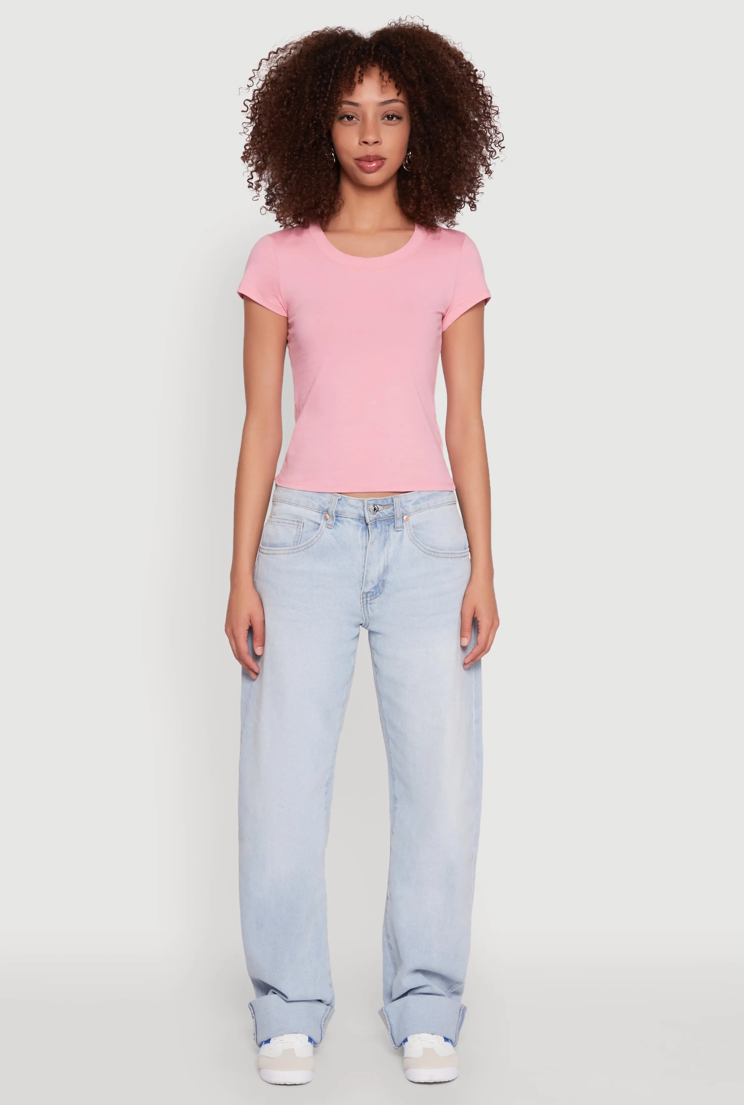 Basic Crew Neck Top sold by Rainbow