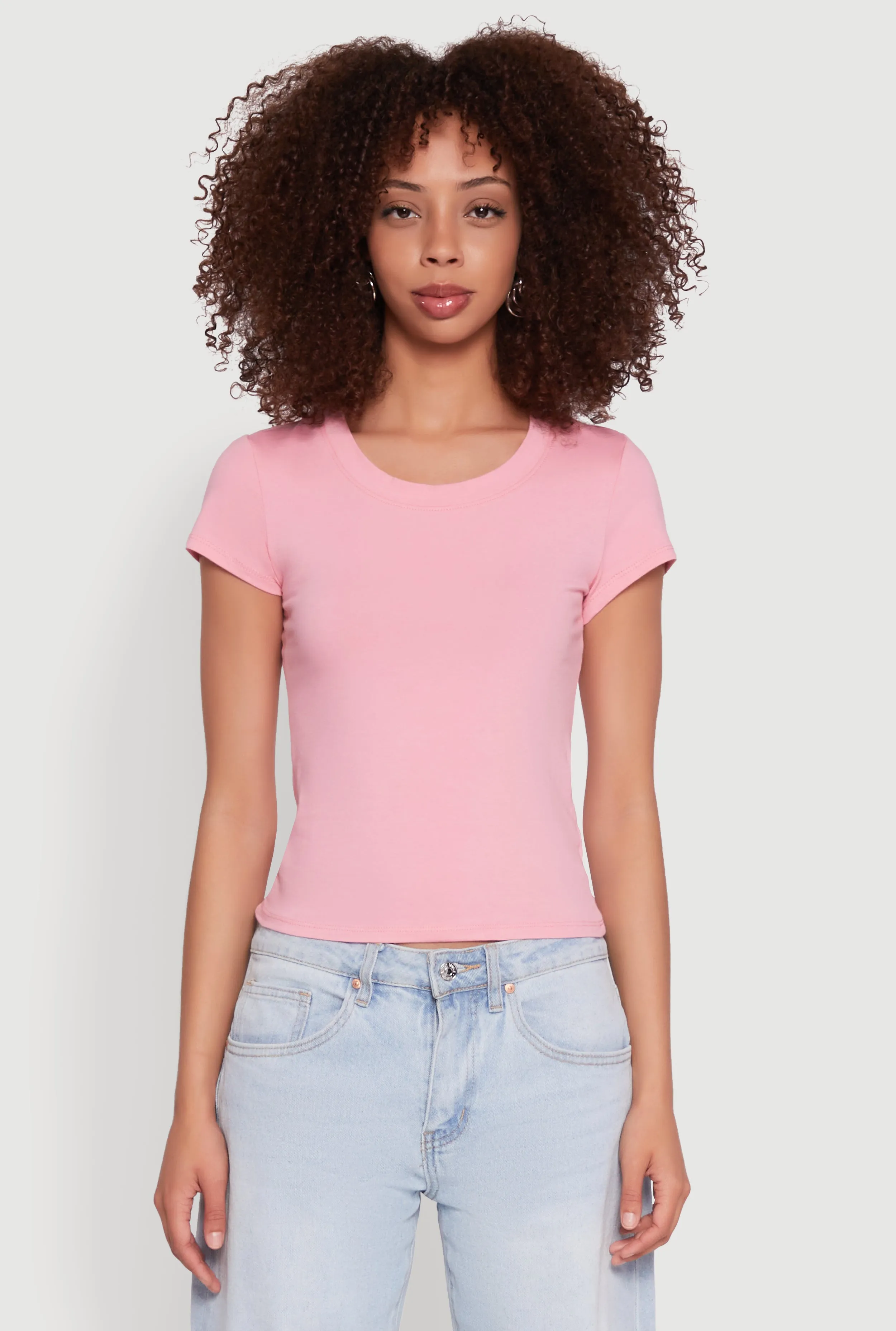 Basic Crew Neck Top sold by Rainbow product image thumbnail 2