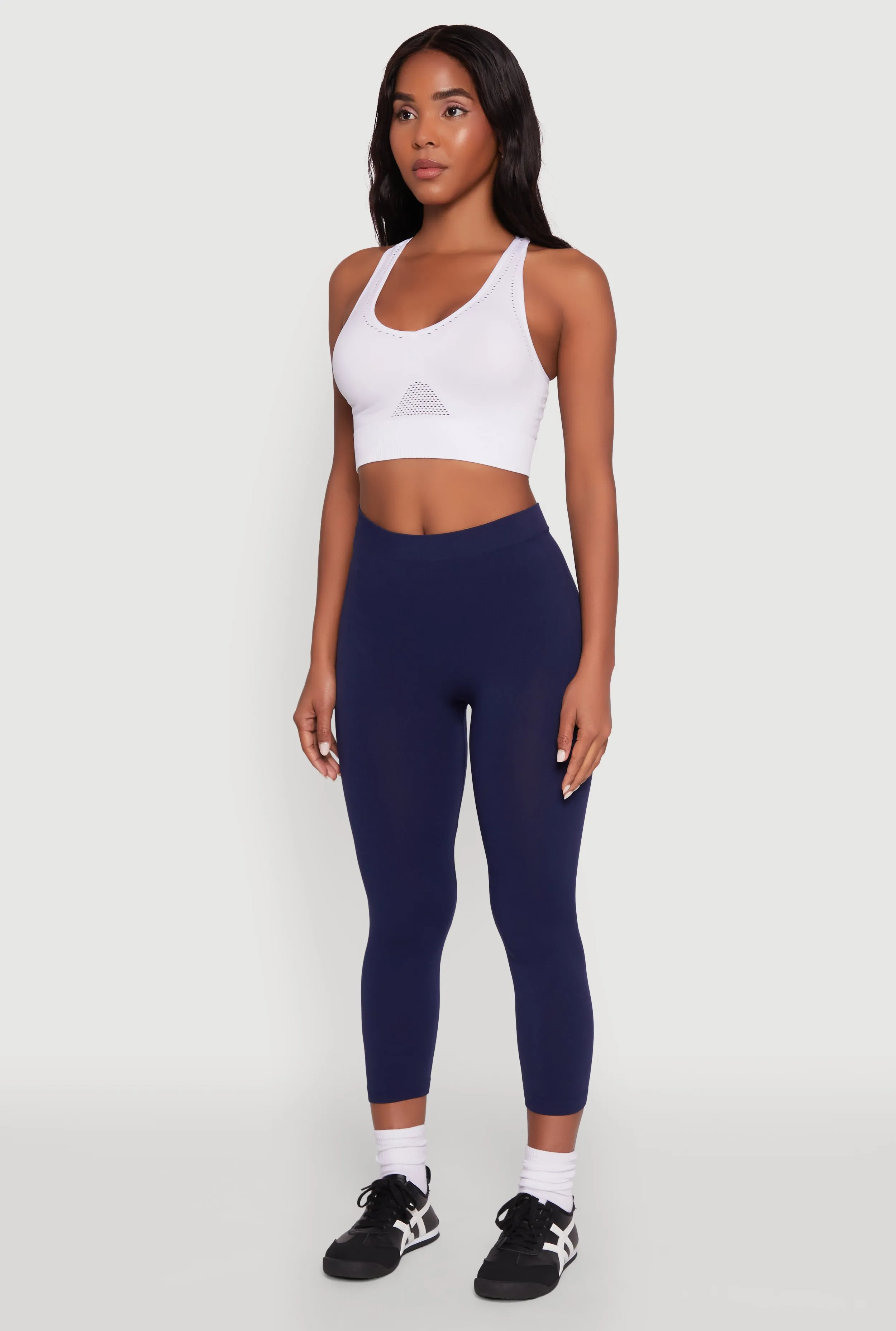 Seamless High Waisted Capri Leggings sold by Rainbow product image thumbnail 3