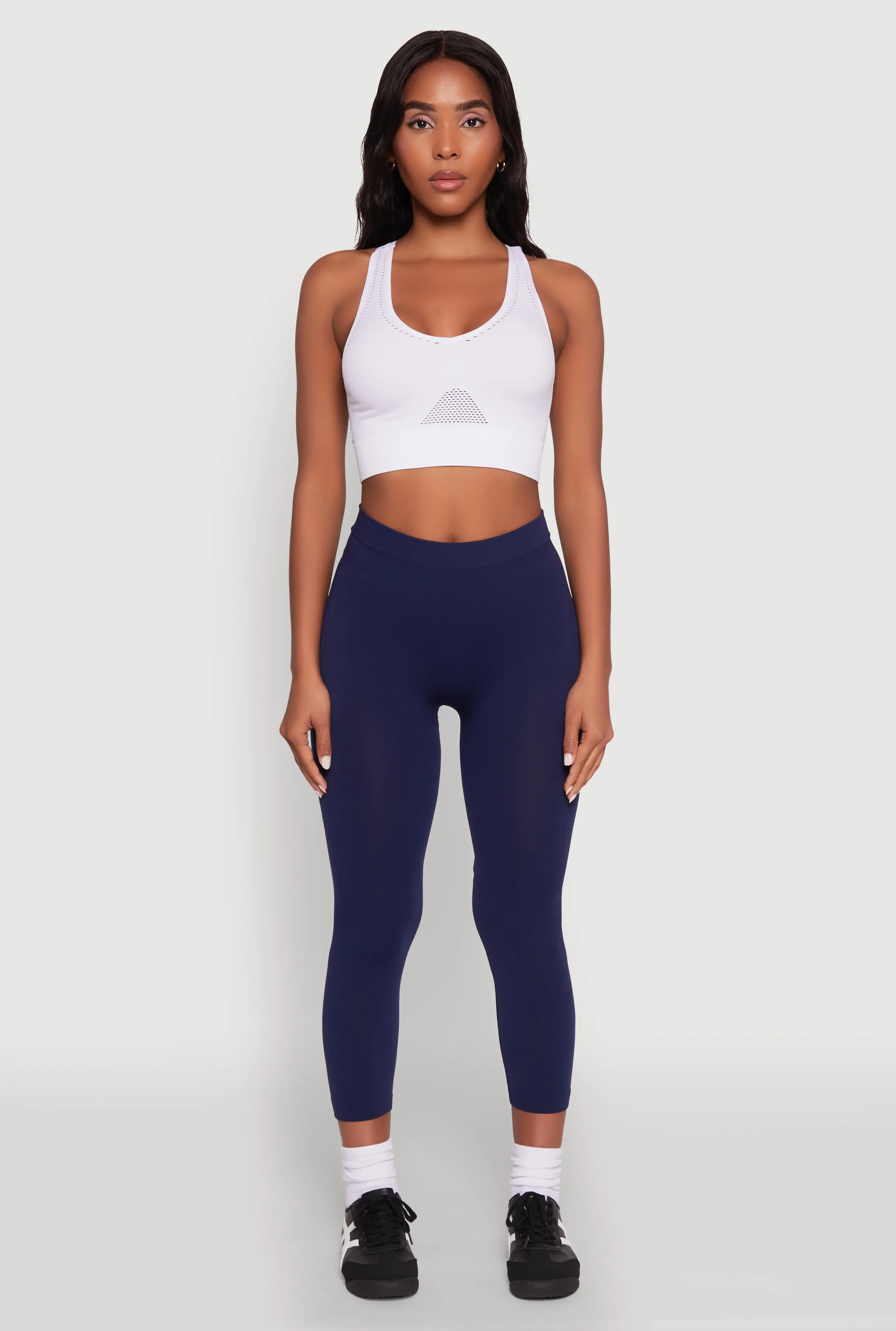 Seamless High Waisted Capri Leggings sold by Rainbow product image thumbnail 2