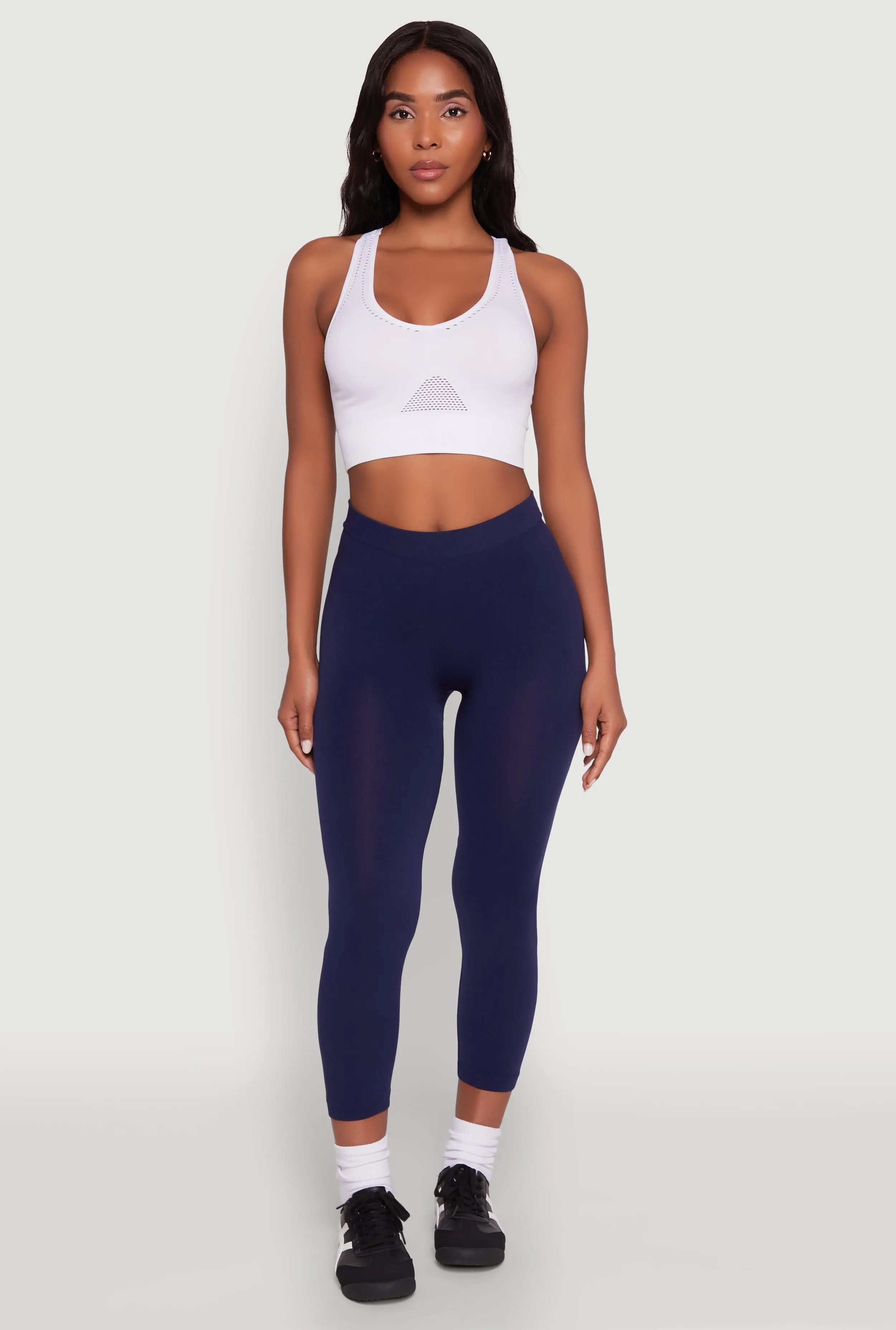 Seamless High Waisted Capri Leggings sold by Rainbow
