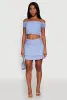 Madden Girl Lace Off The Shoulder Crop Top sold by Rainbow