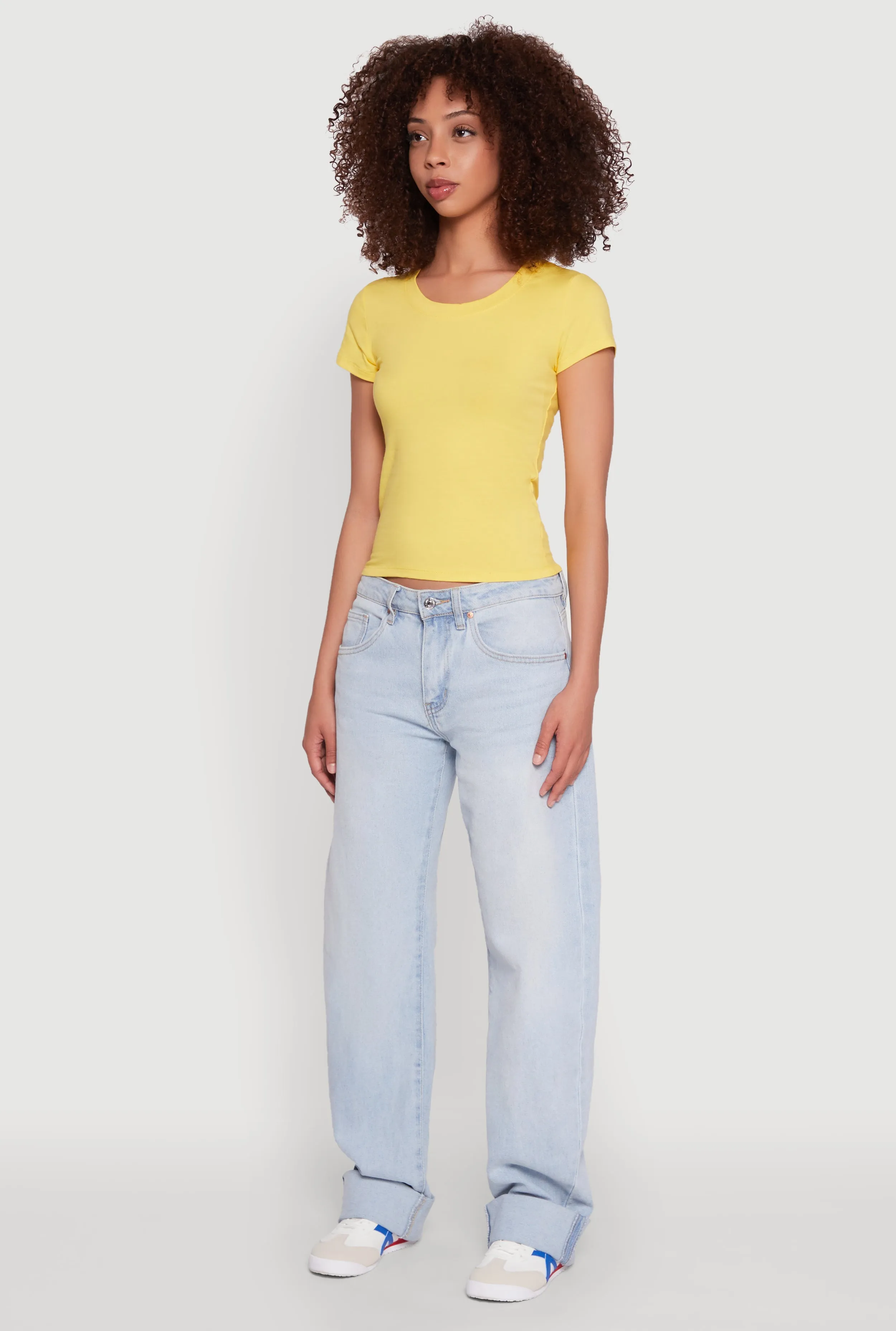 Basic Crew Neck Top sold by Rainbow product image thumbnail 5