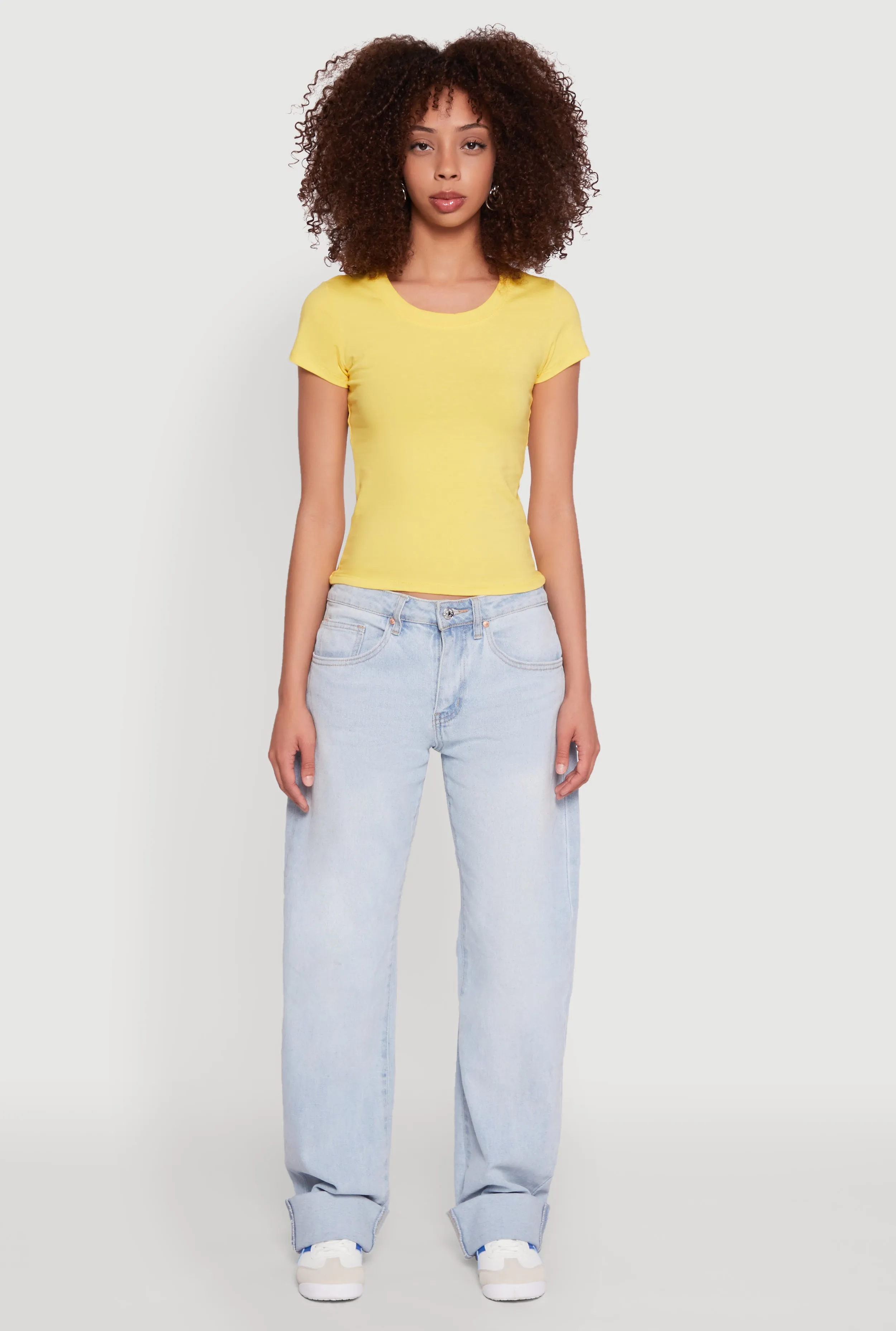 Basic Crew Neck Top sold by Rainbow