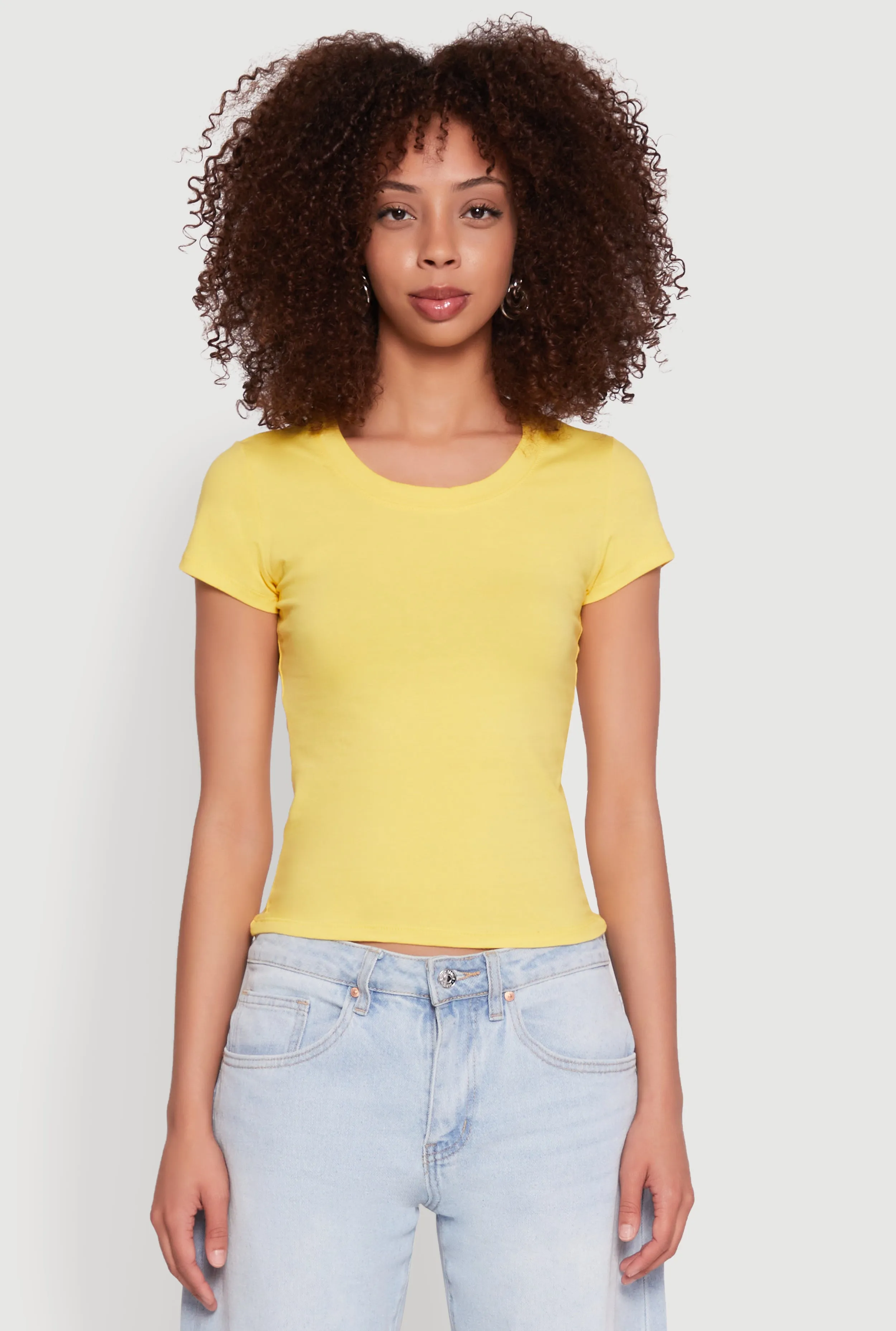 Basic Crew Neck Top sold by Rainbow product image thumbnail 2