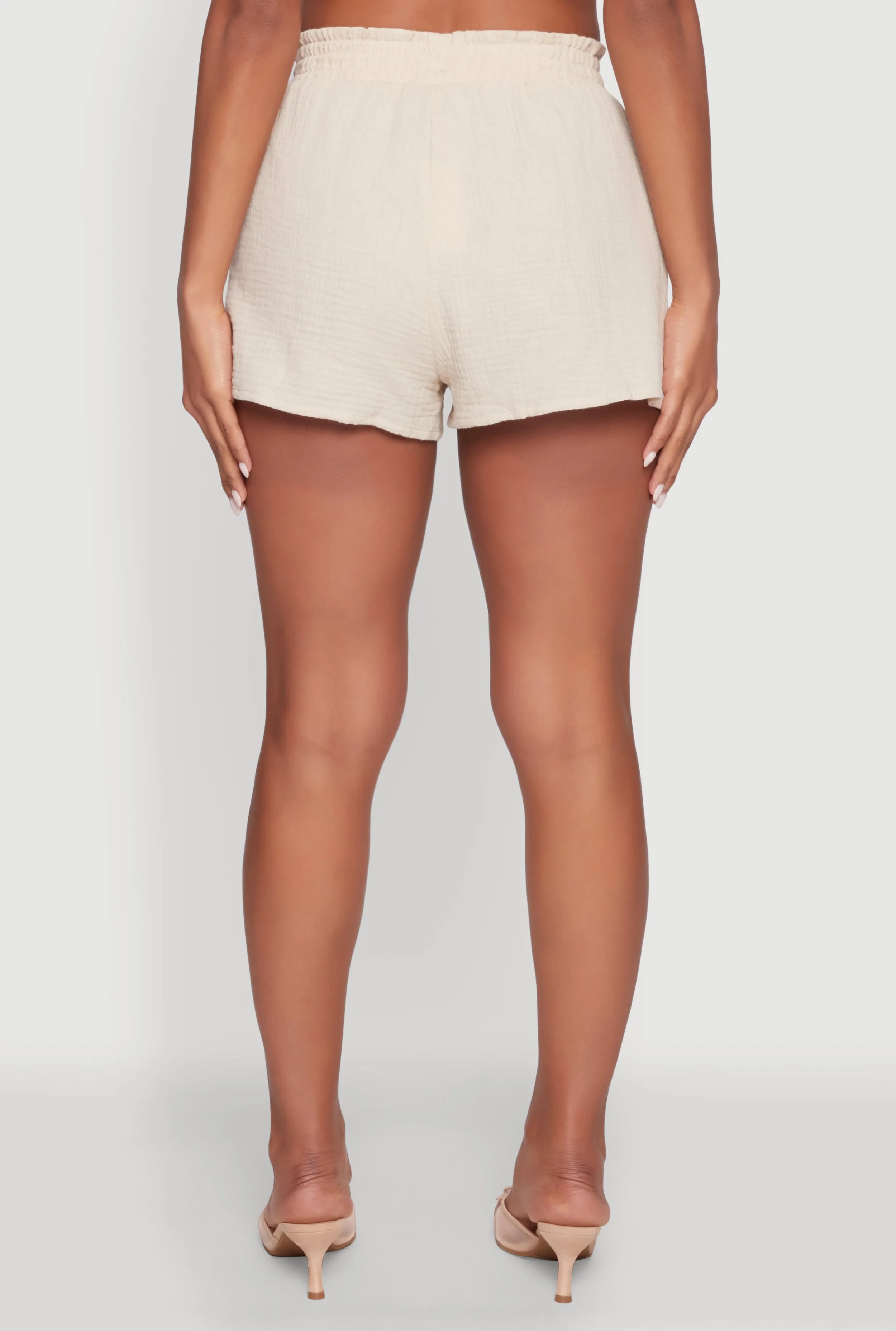 Gauze Knit Drawstring Shorts sold by Rainbow product image thumbnail 5