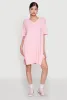 Daisy Short Sleeve Side Slit Oversized Tee sold by Rainbow