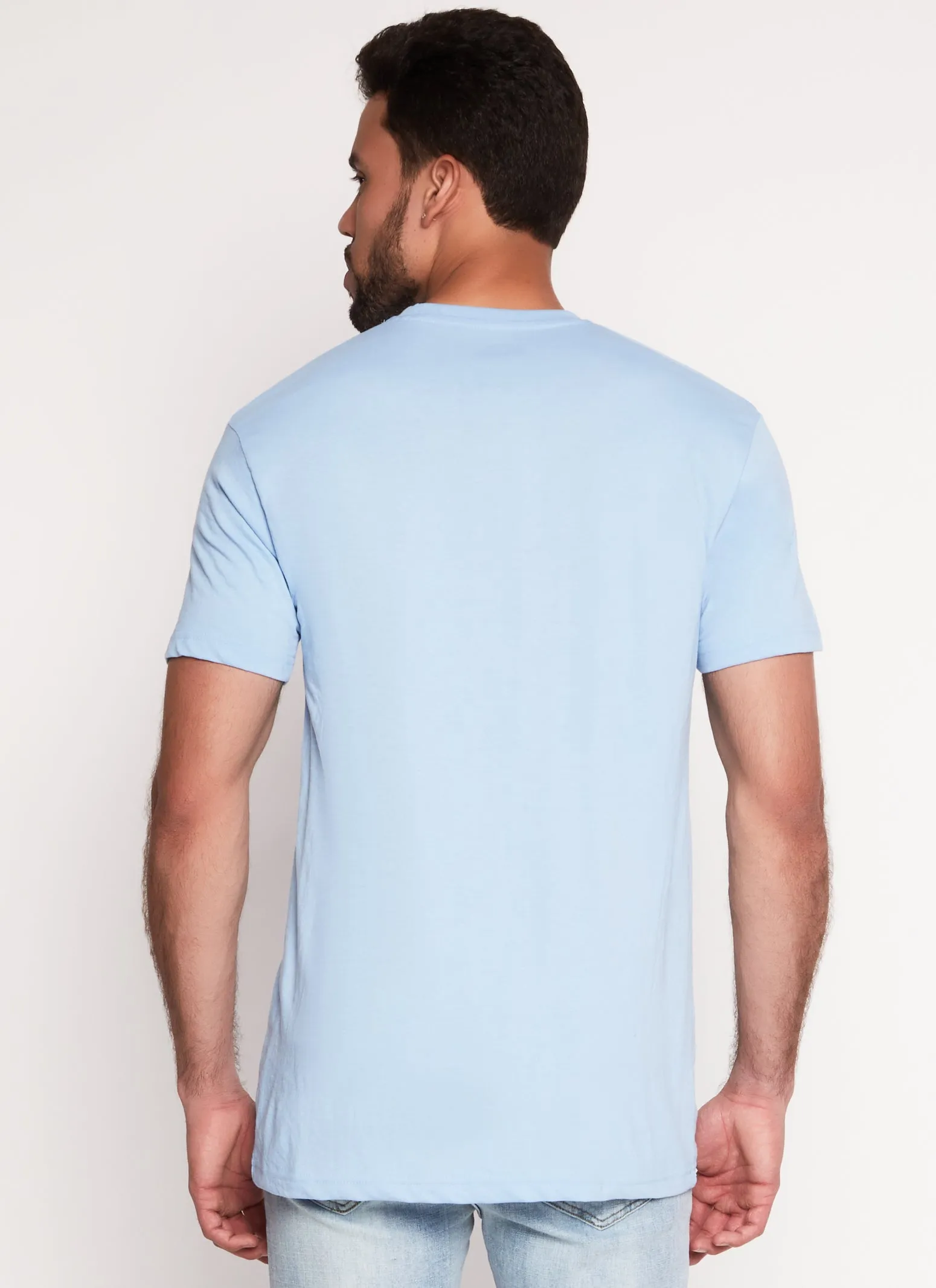 Mens Basic Crew Neck T Shirt sold by Rainbow product image thumbnail 3