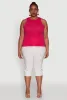 Plus Size Basic Crew Neck Tank Top sold by Rainbow