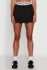 Varsity Stripe Ball Pocket High Waisted Tennis Skirt sold by Rainbow