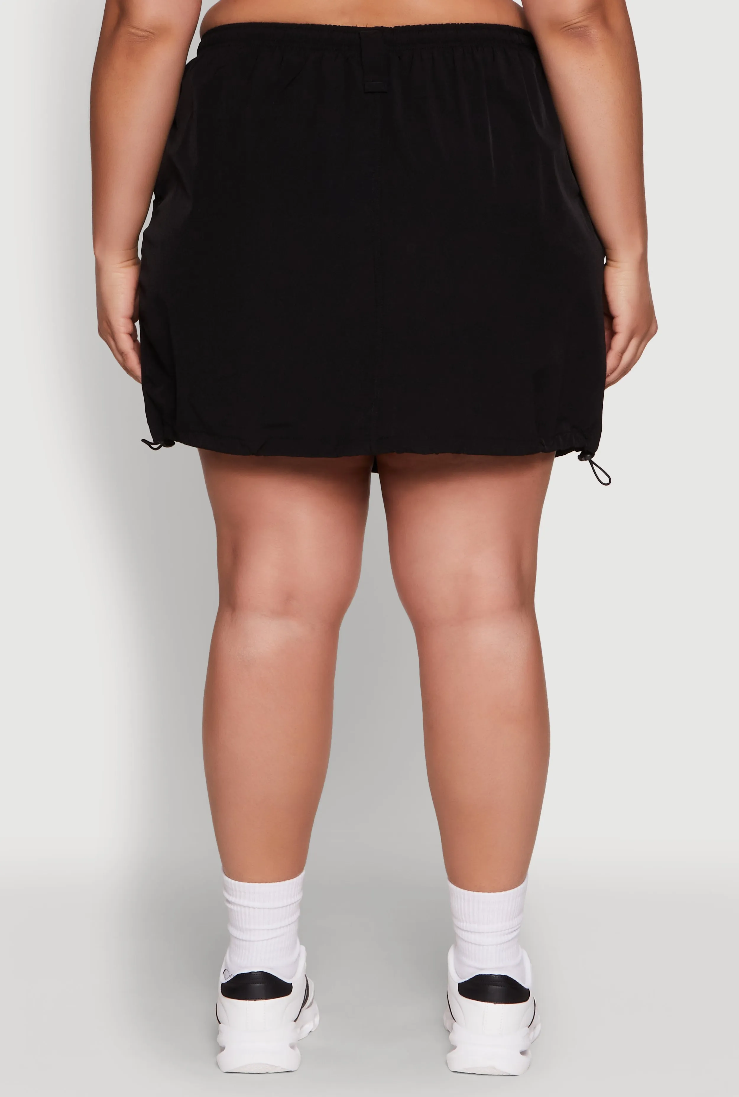 Plus Size Drawstring Waist Cargo Skirt sold by Rainbow product image thumbnail 5
