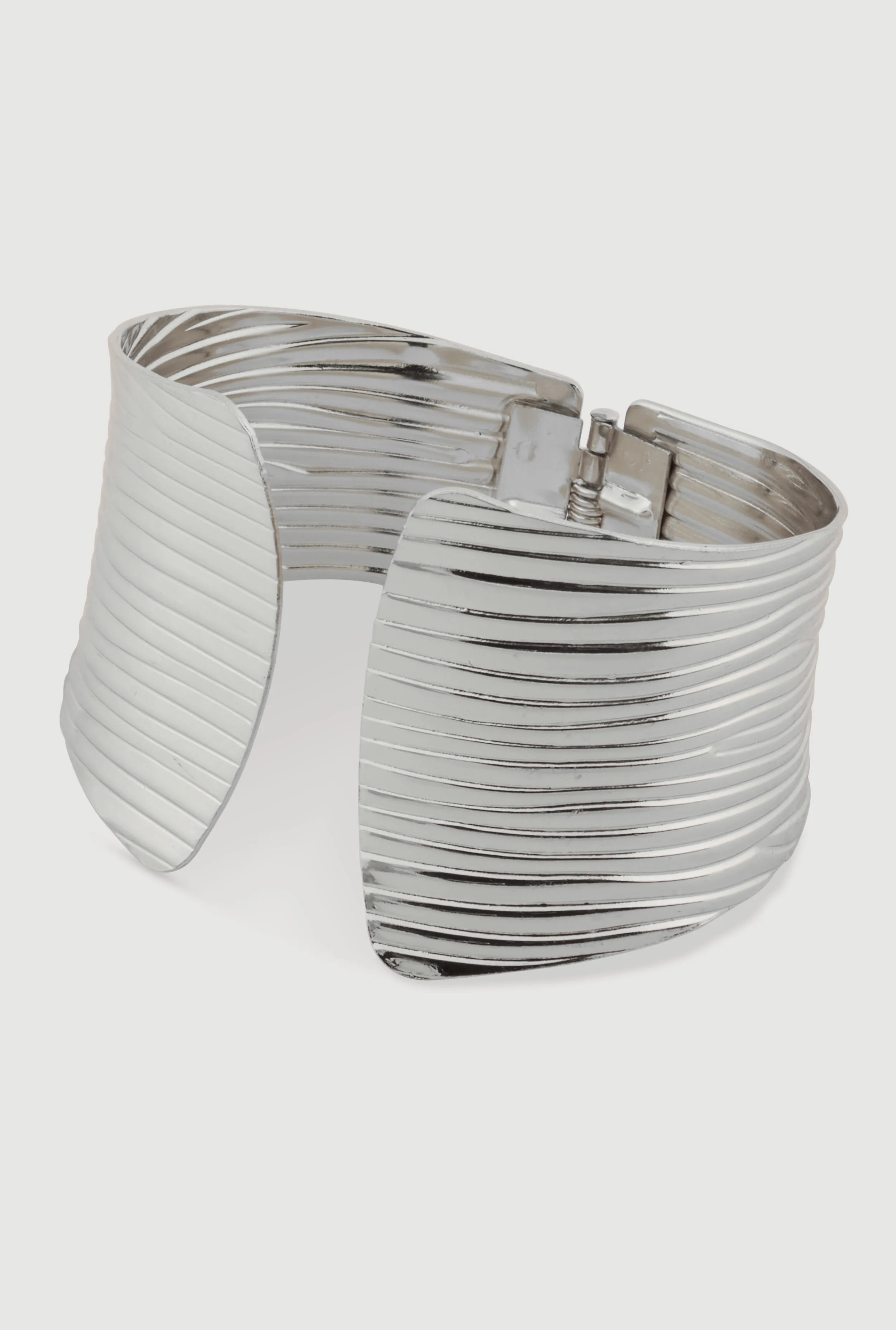 Textured Metallic Cuff Bracelet sold by Rainbow product image thumbnail 3
