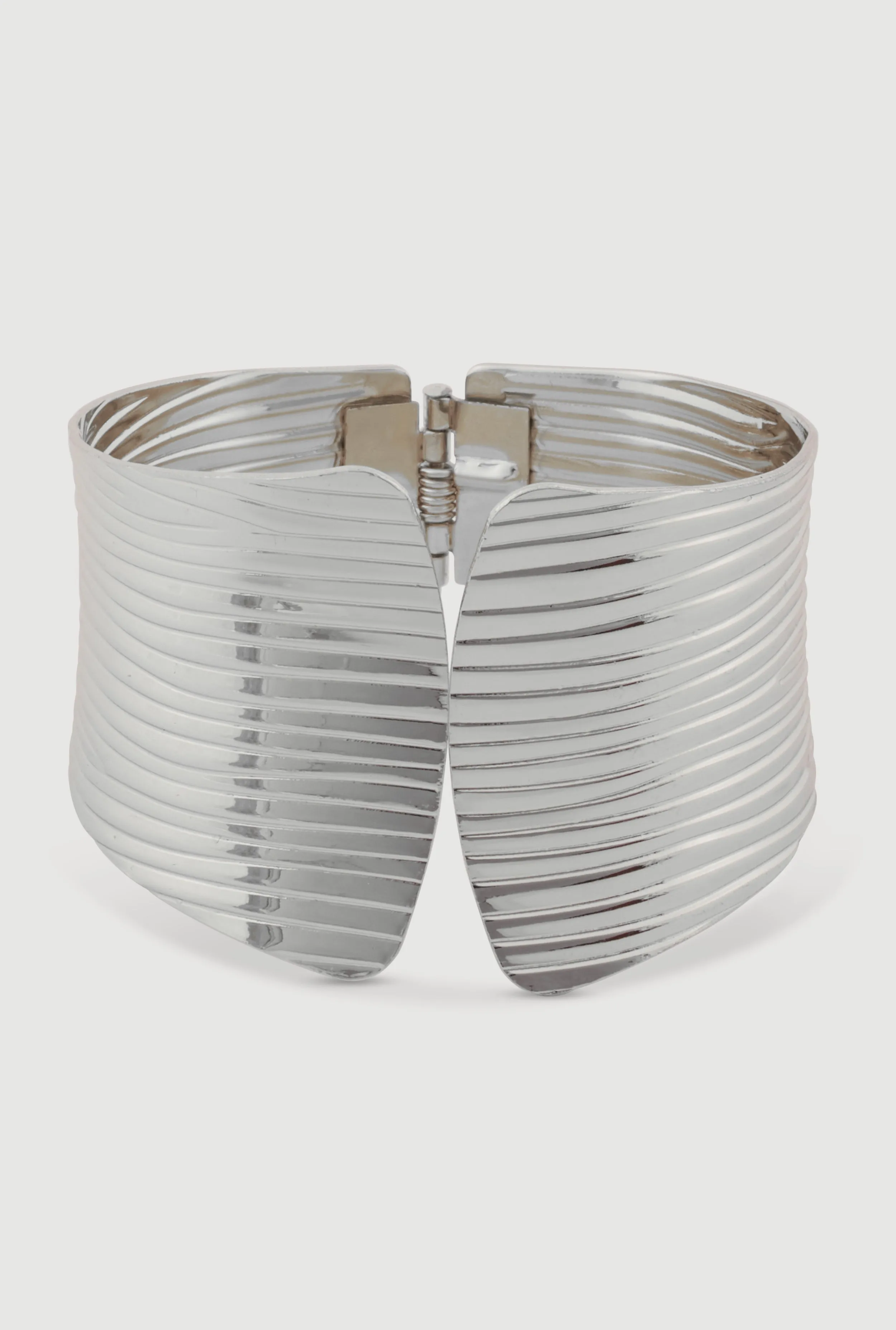 Textured Metallic Cuff Bracelet sold by Rainbow