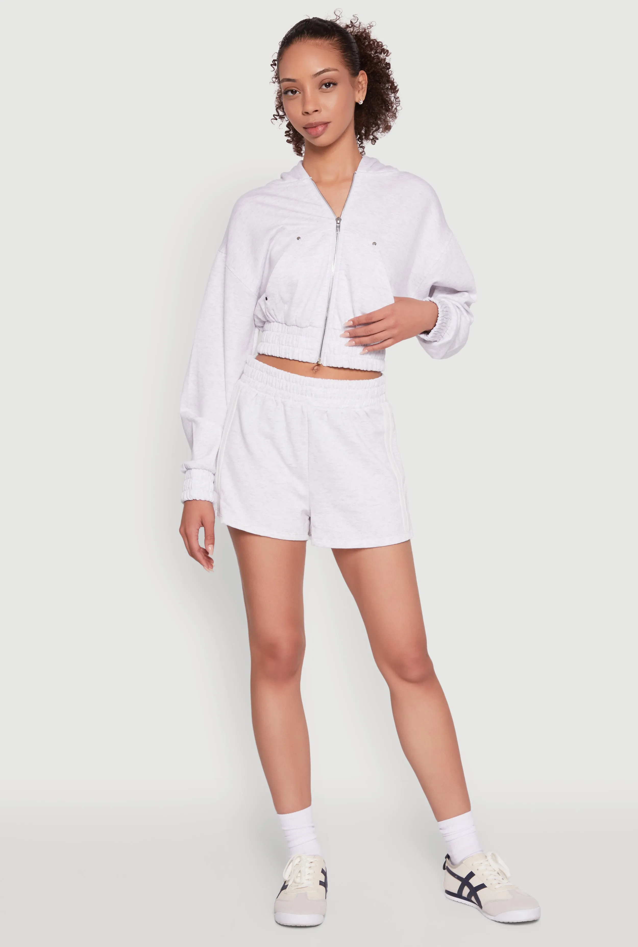 Iris Fleece Zip Front Hoodie sold by Rainbow product image thumbnail 2