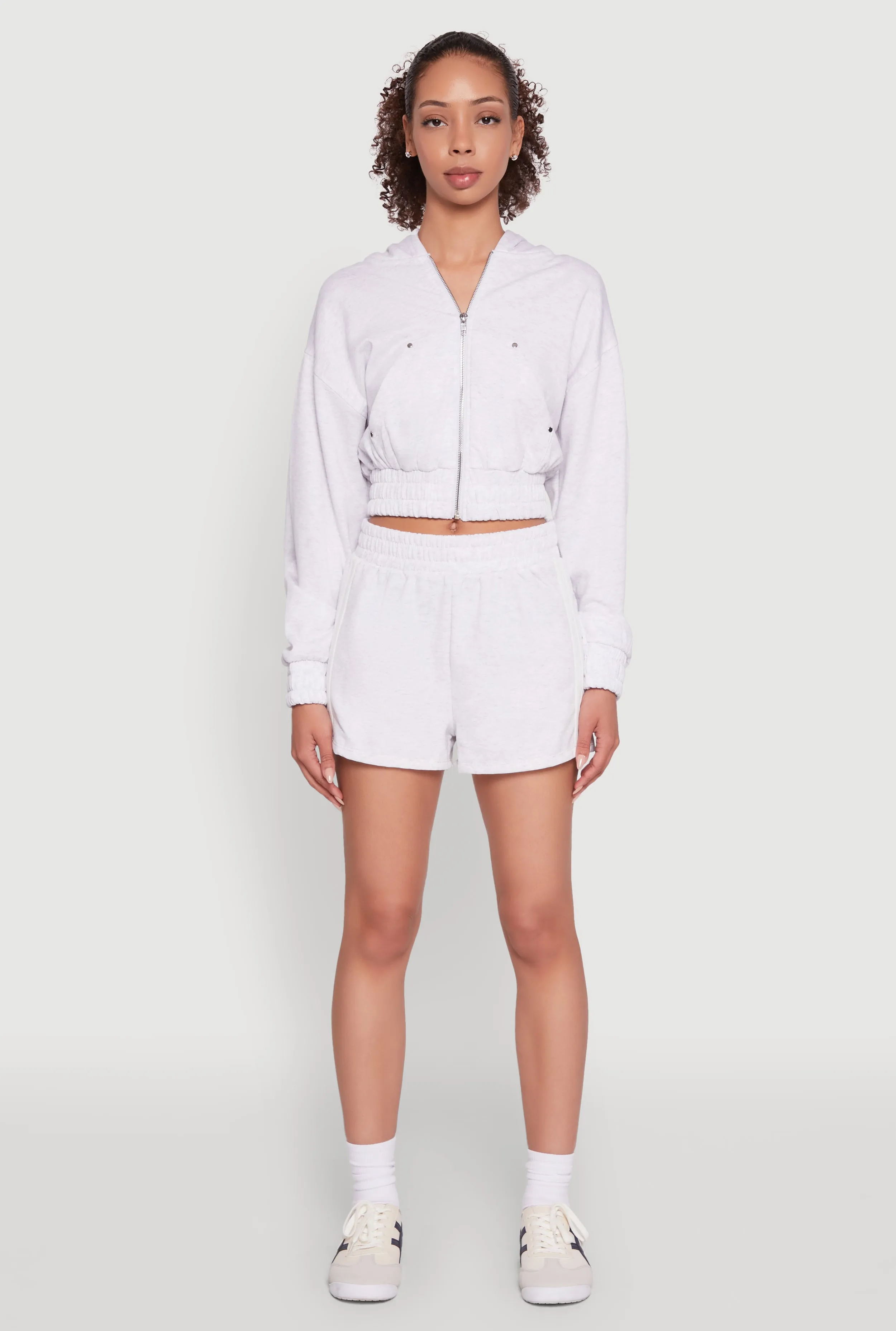 Iris Fleece Zip Front Hoodie sold by Rainbow product image thumbnail 3