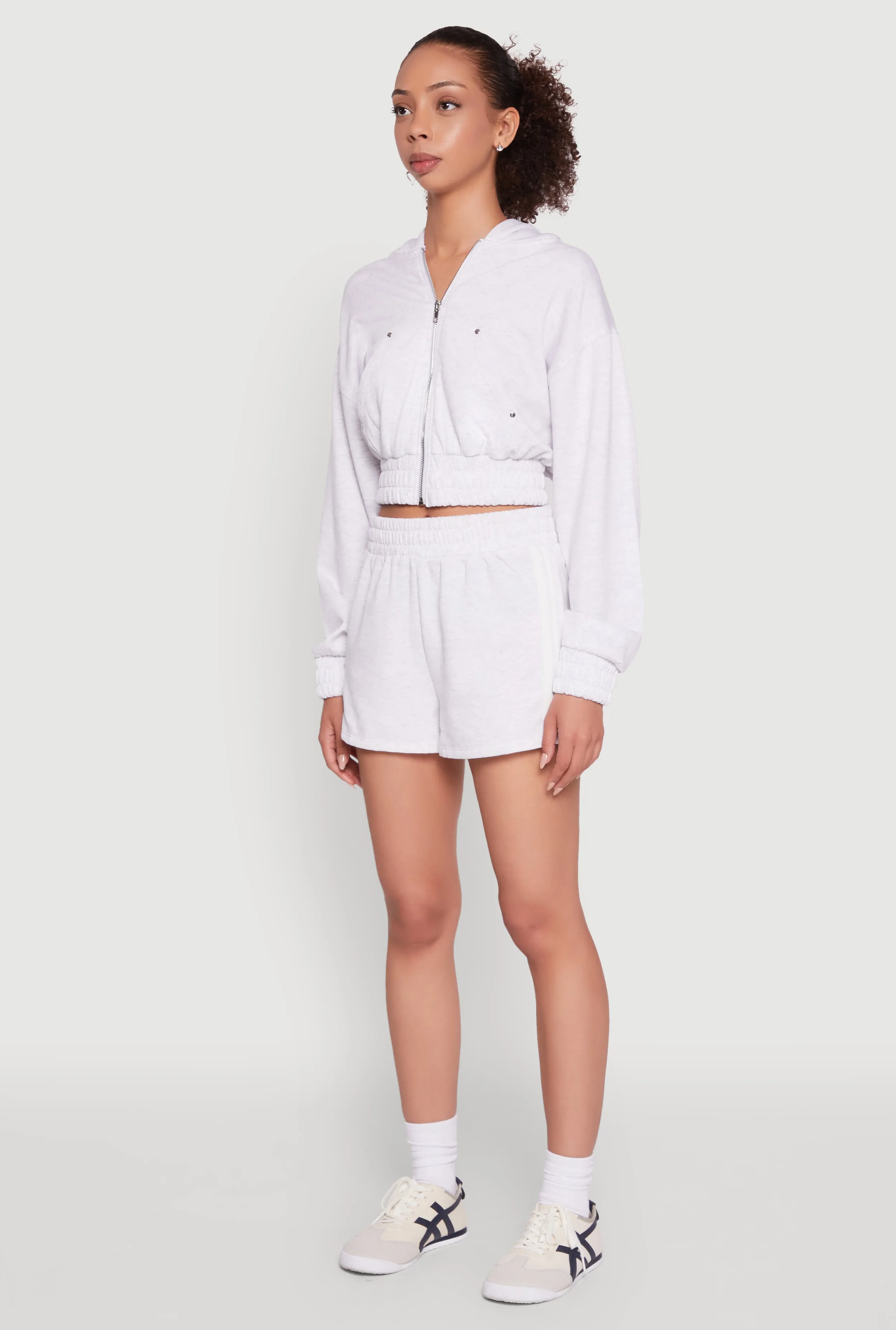 Iris Fleece Zip Front Hoodie sold by Rainbow product image thumbnail 5