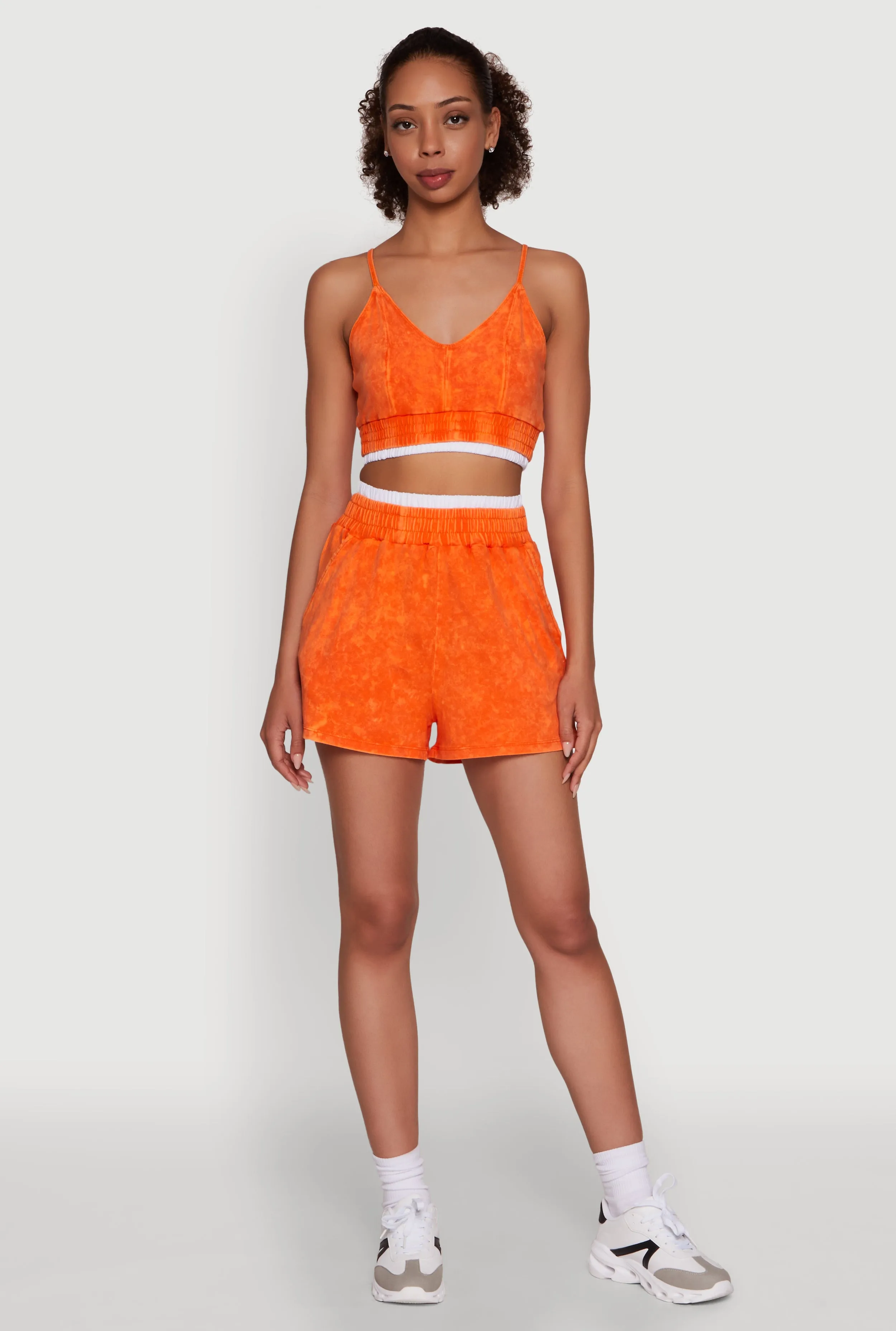 Mineral Wash Cropped Cami sold by Rainbow product image thumbnail 2