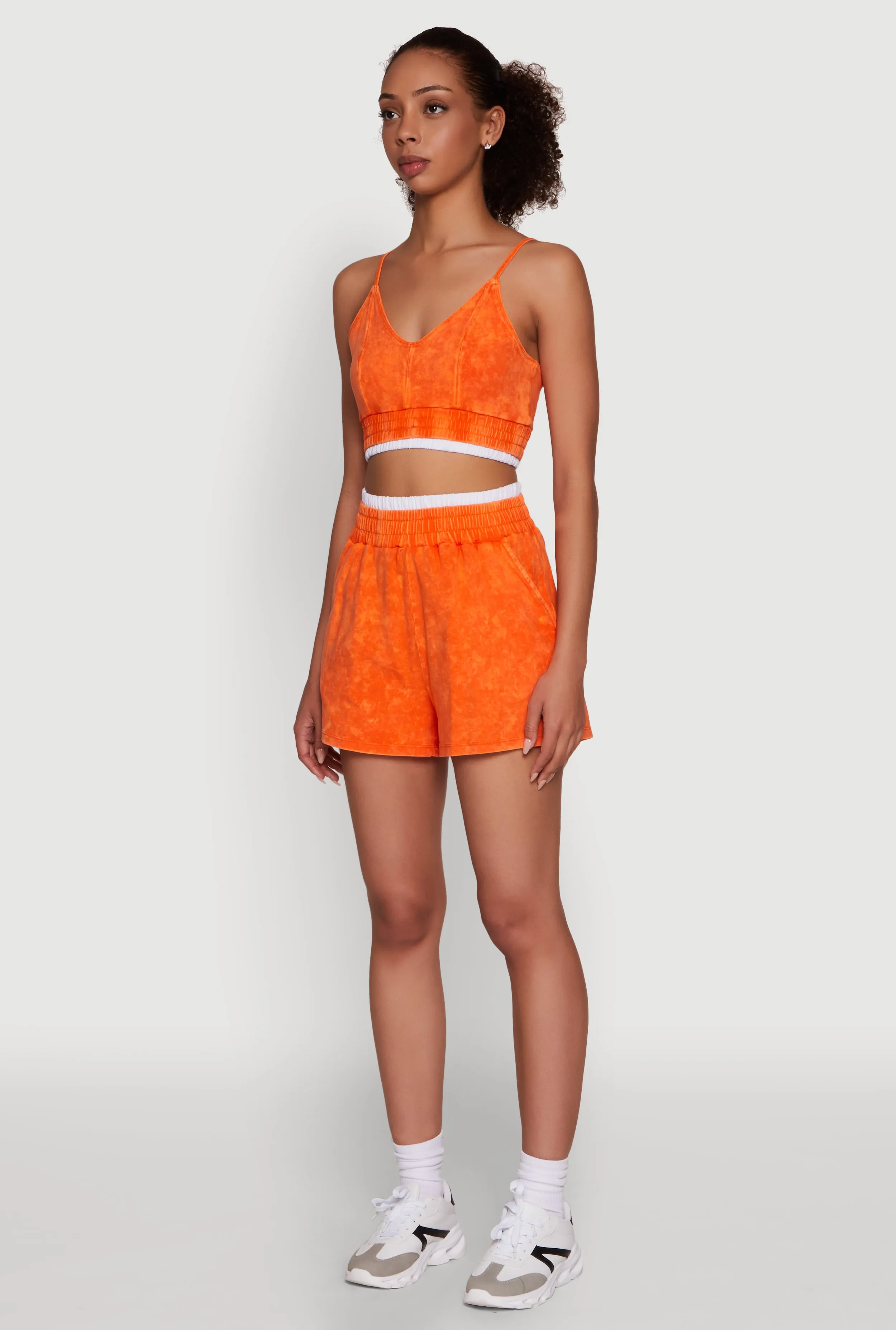 Mineral Wash Cropped Cami sold by Rainbow product image thumbnail 5