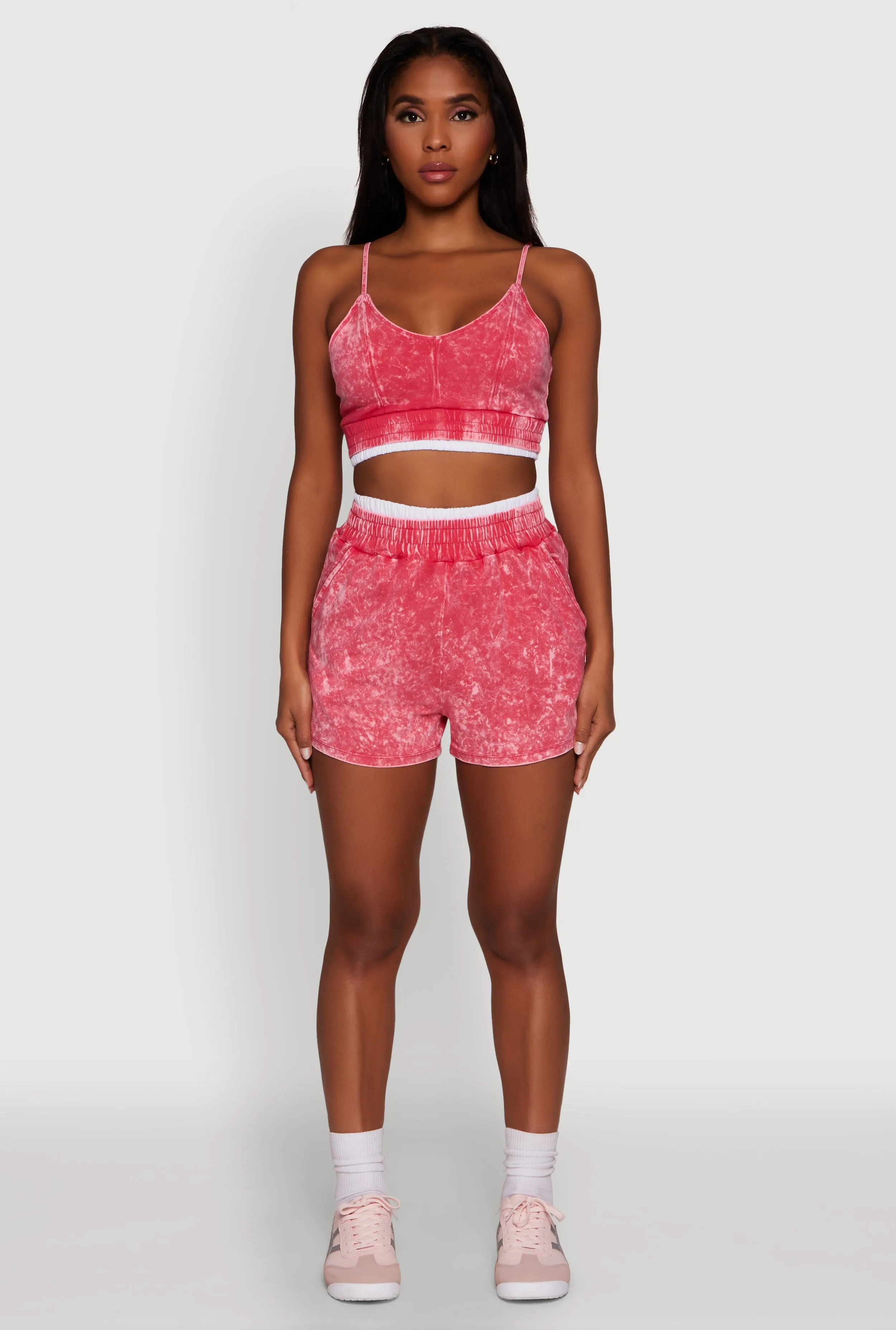 Mineral Wash Cropped Cami sold by Rainbow product image thumbnail 3