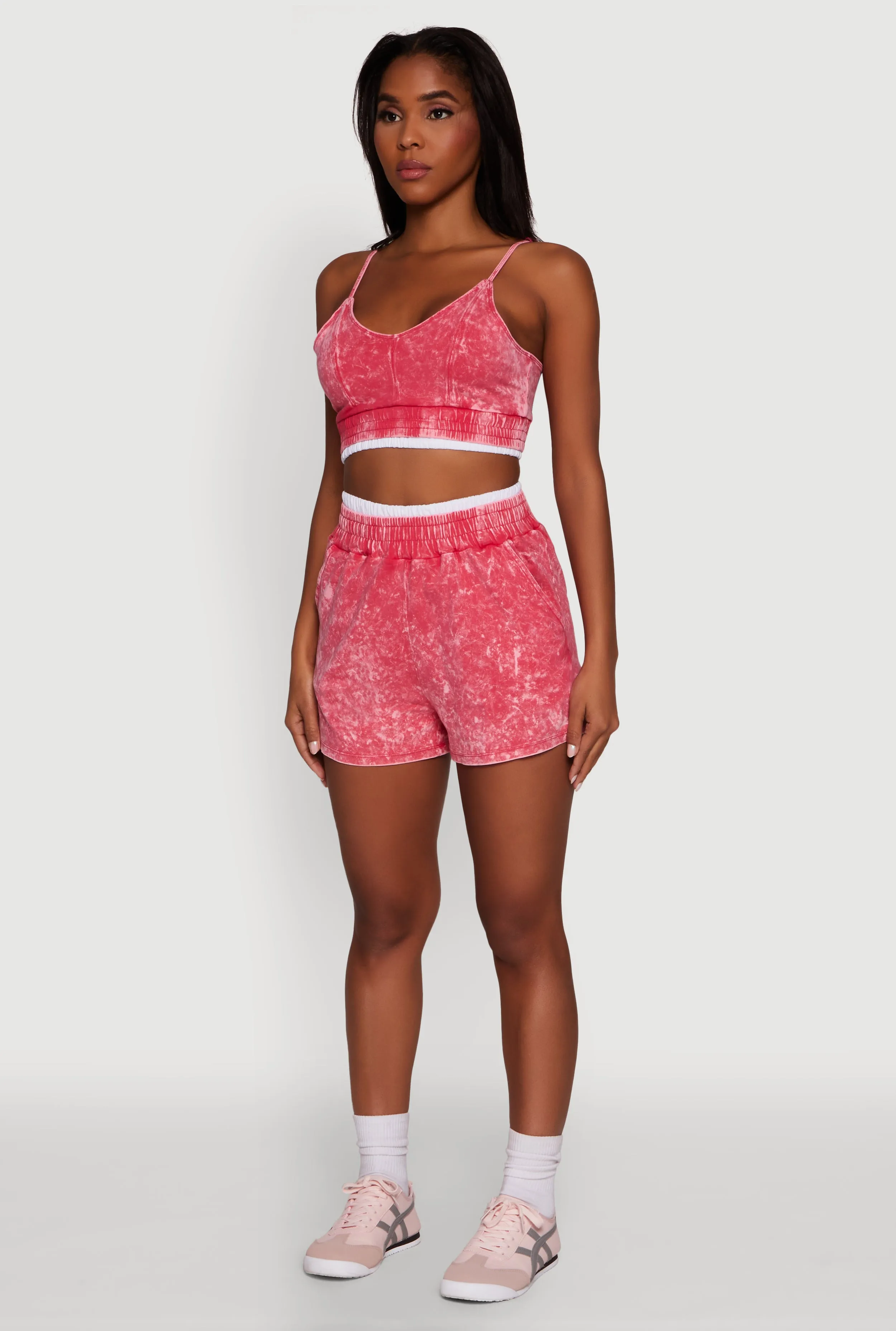 Mineral Wash Cropped Cami sold by Rainbow product image thumbnail 5