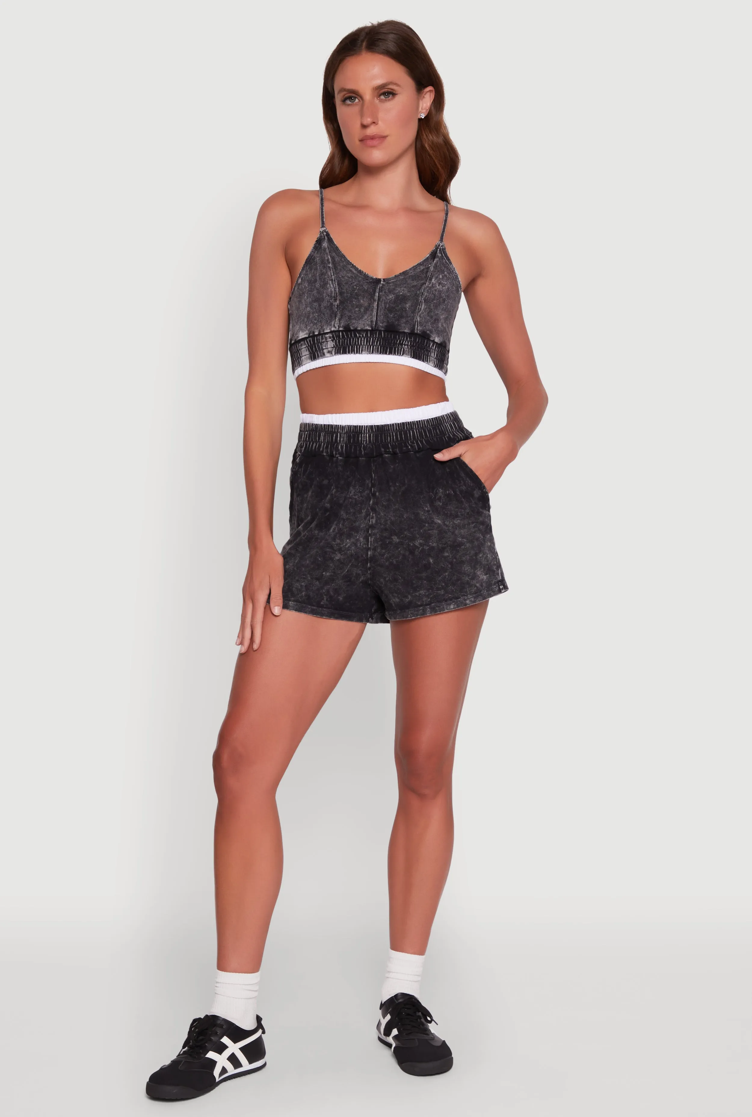 Mineral Wash Cropped Cami sold by Rainbow product image thumbnail 2