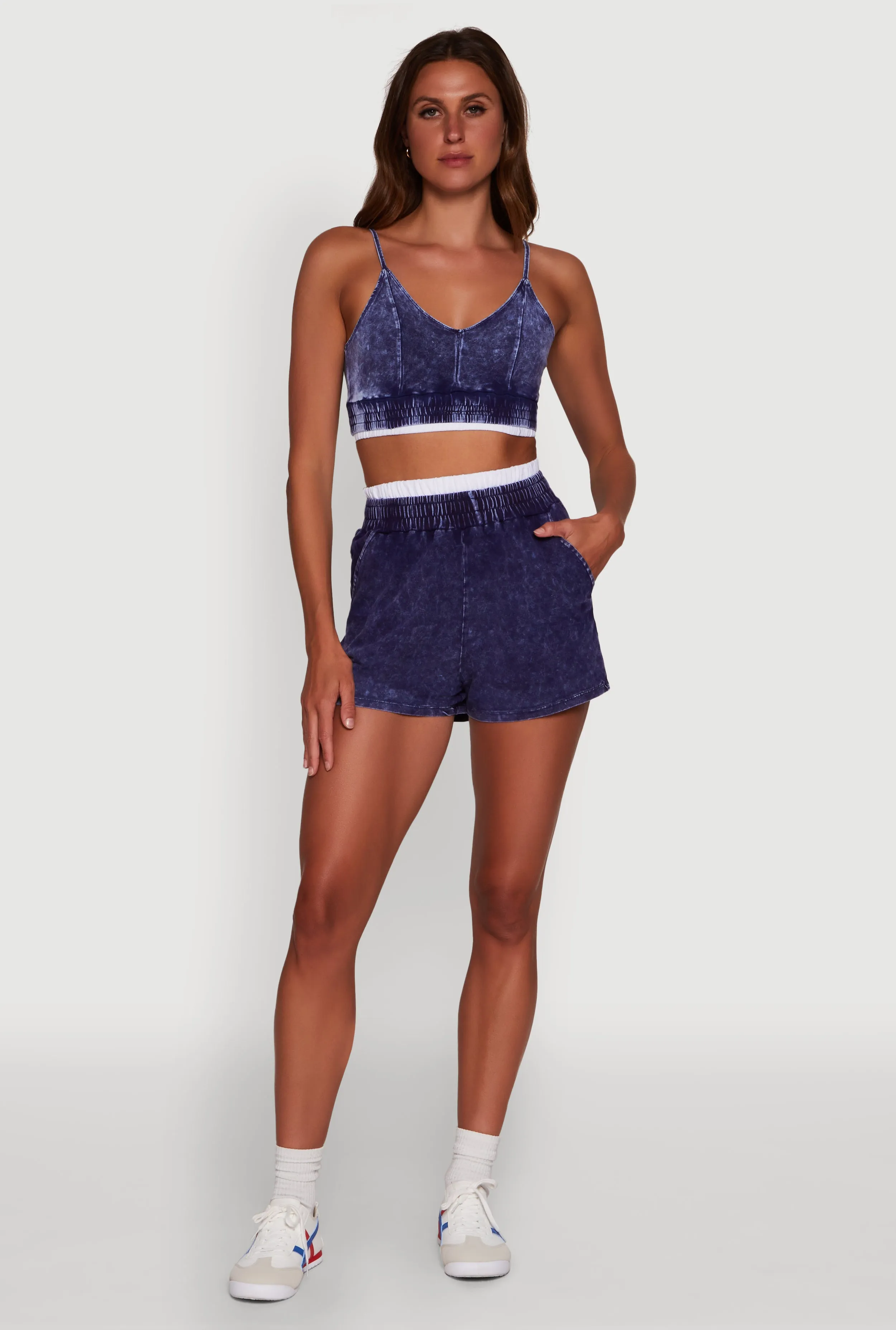 Mineral Wash Cropped Cami sold by Rainbow product image thumbnail 2