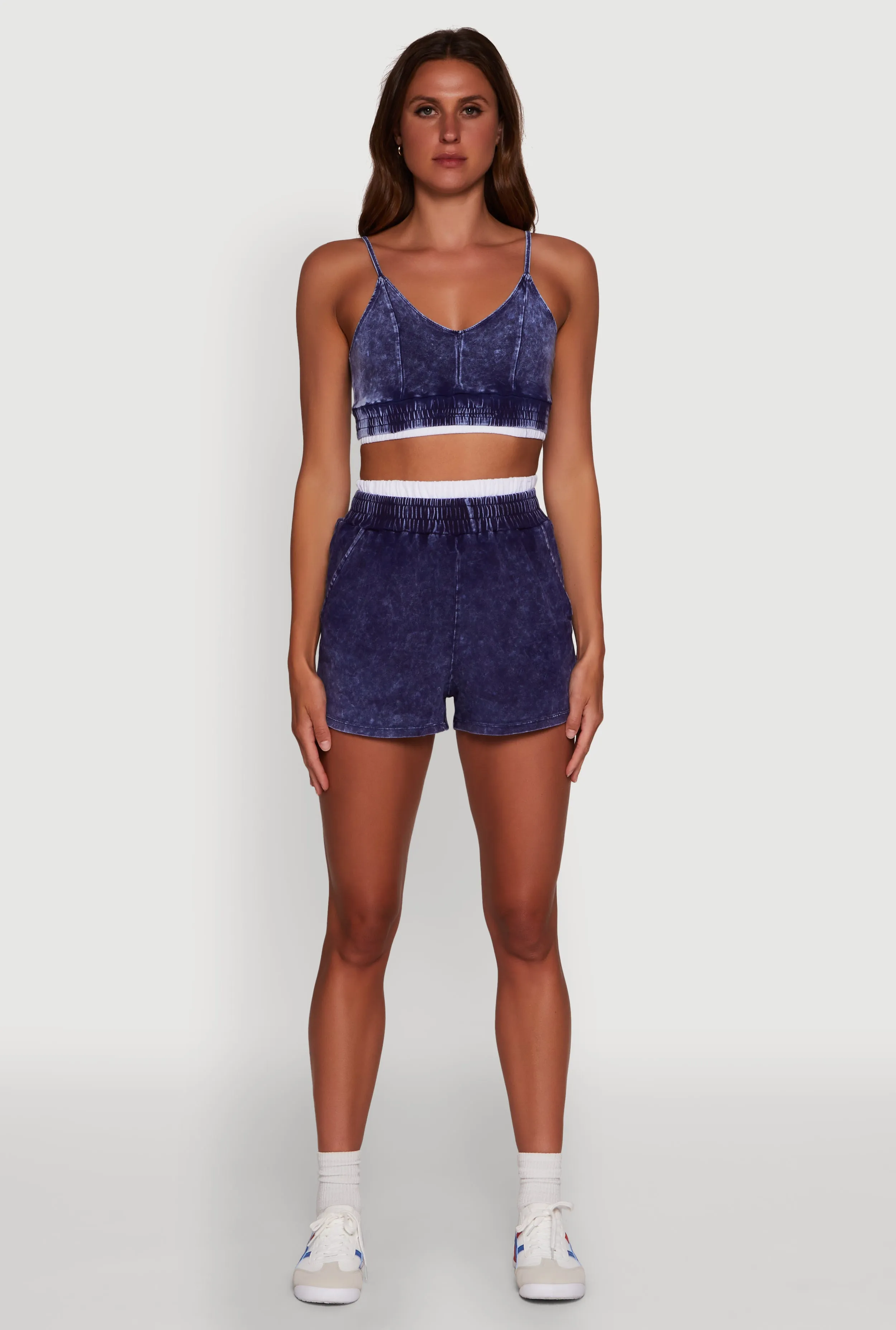 Mineral Wash Cropped Cami sold by Rainbow product image thumbnail 3