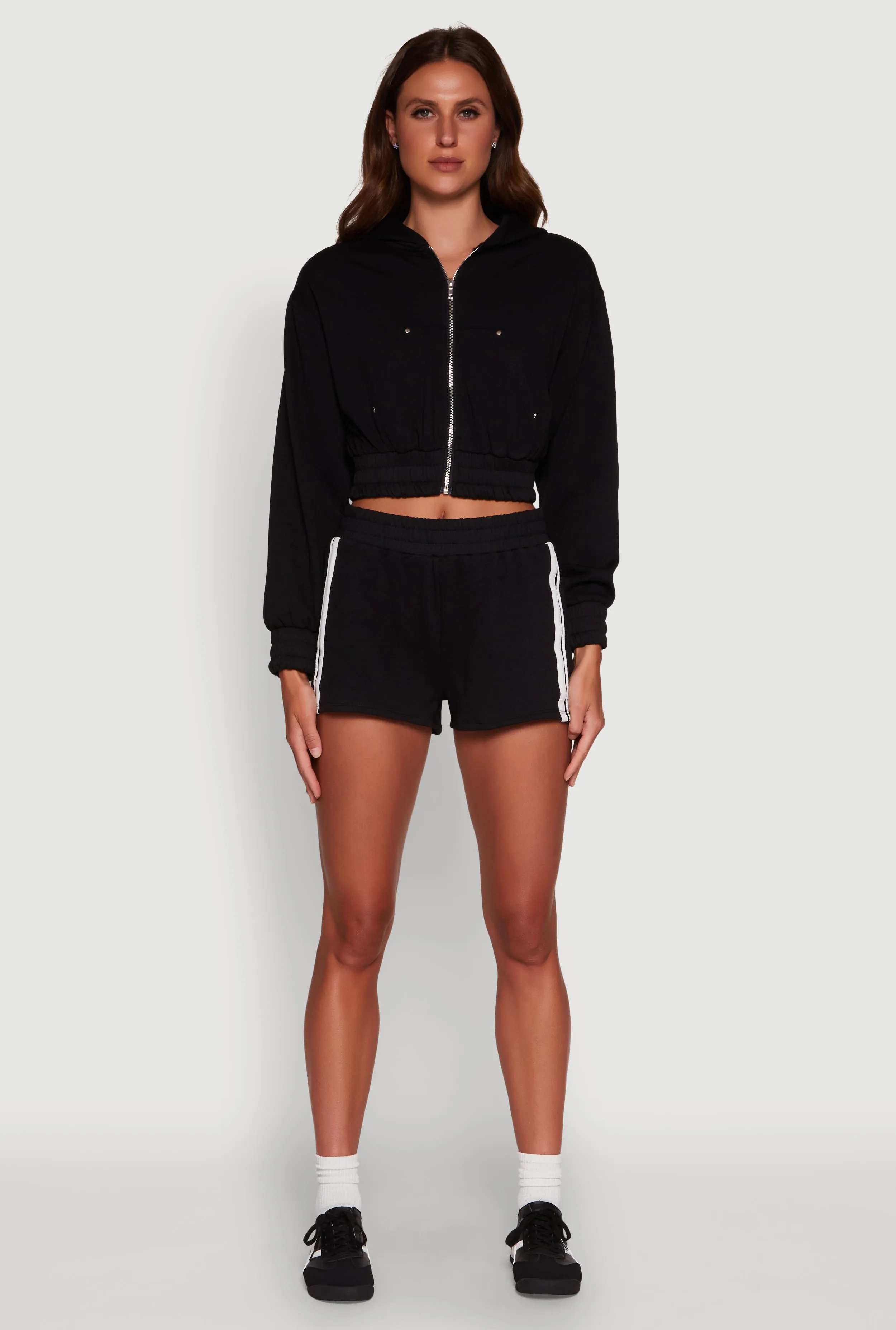 Iris Fleece Zip Front Hoodie sold by Rainbow product image thumbnail 3