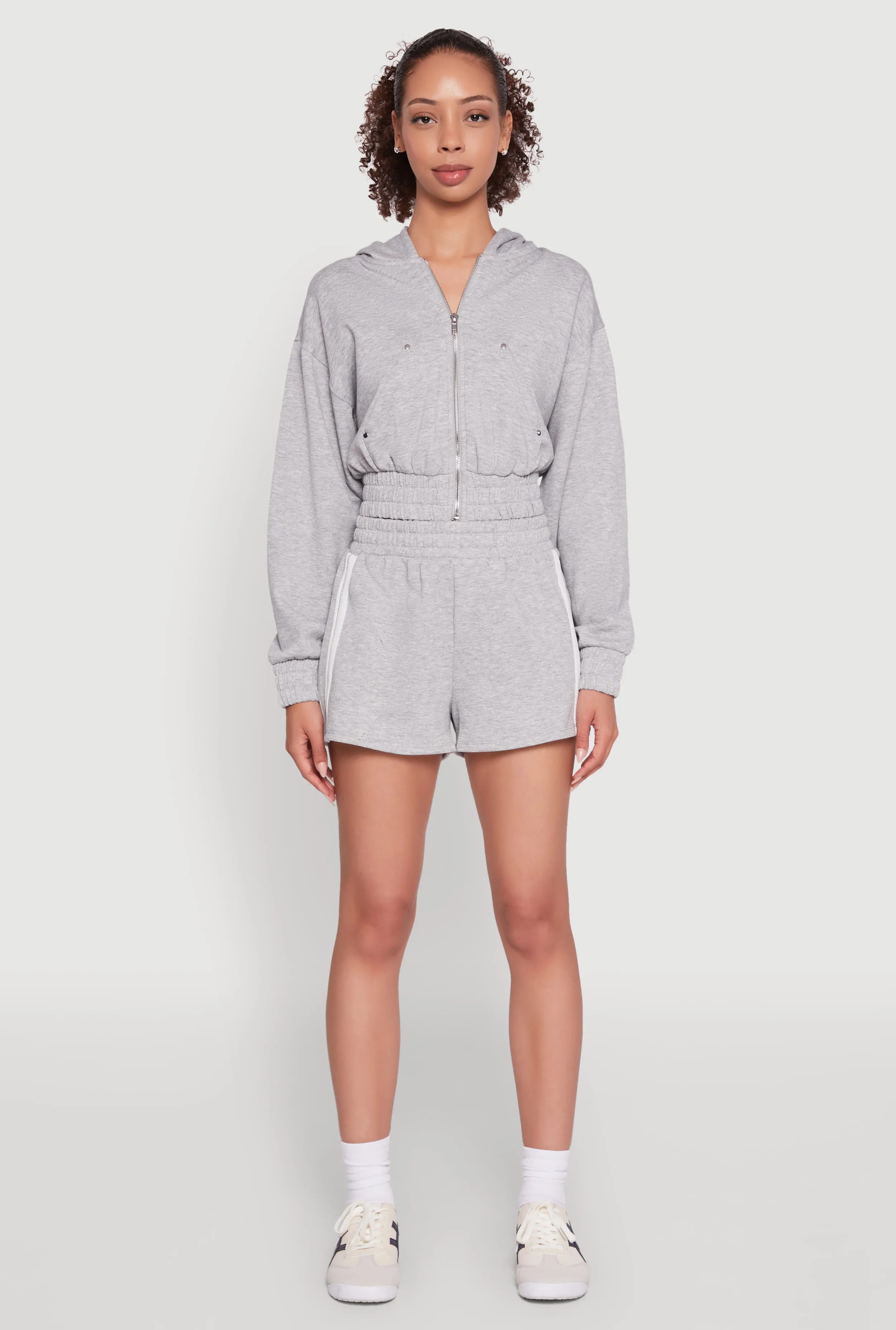 Iris Fleece Zip Front Hoodie sold by Rainbow product image thumbnail 3