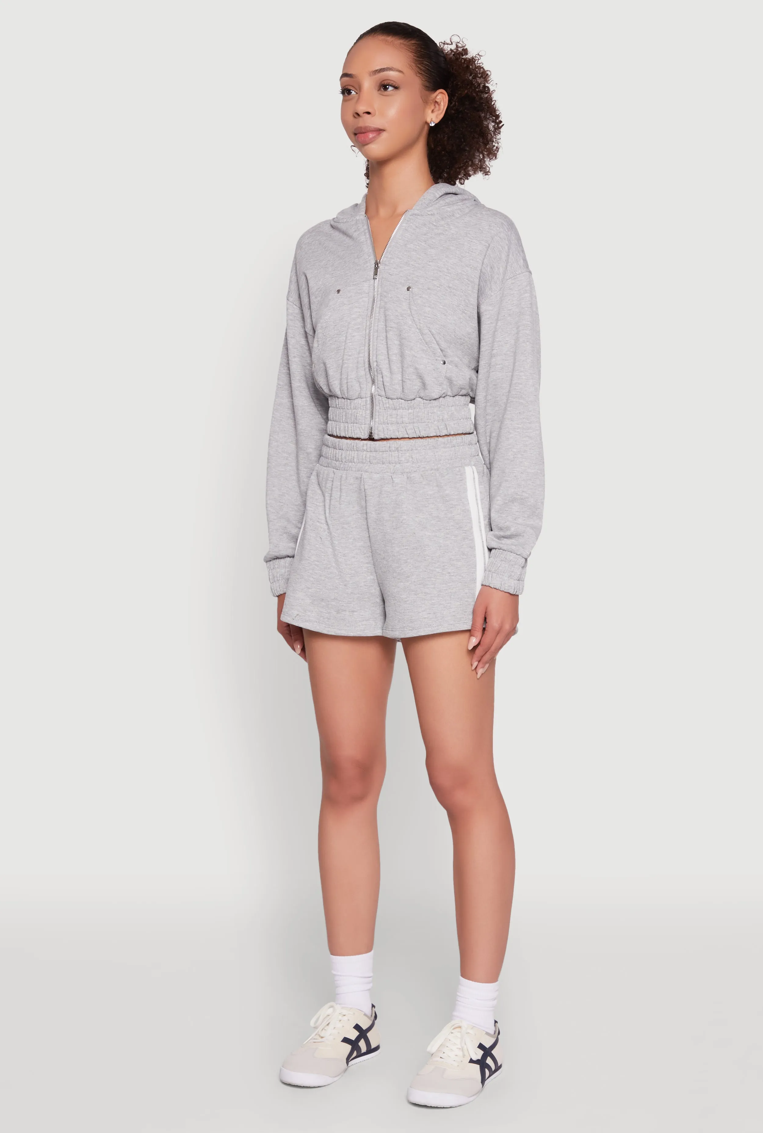 Iris Fleece Zip Front Hoodie sold by Rainbow product image thumbnail 5