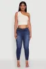 Haute Monde Stylish One Shoulder Crop Top sold by Rainbow