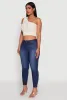 Haute Monde Stylish One Shoulder Crop Top sold by Rainbow