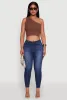 Haute Monde Stylish One Shoulder Crop Top sold by Rainbow
