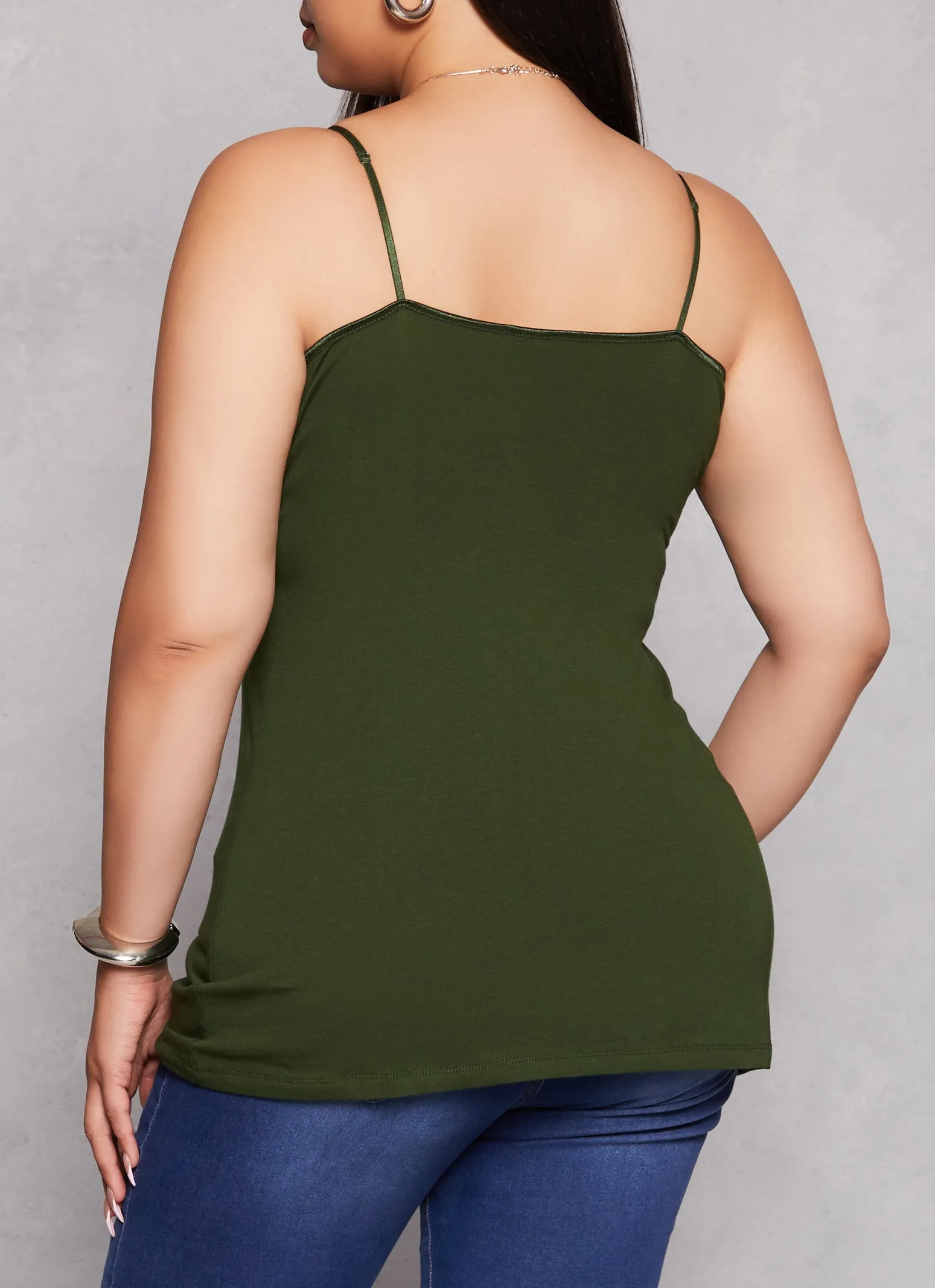 Plus Size Scoop Neck Cami sold by Rainbow product image thumbnail 3