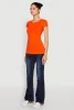 Basic Scoop Neck Tee sold by Rainbow