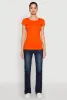 Basic Scoop Neck Tee sold by Rainbow