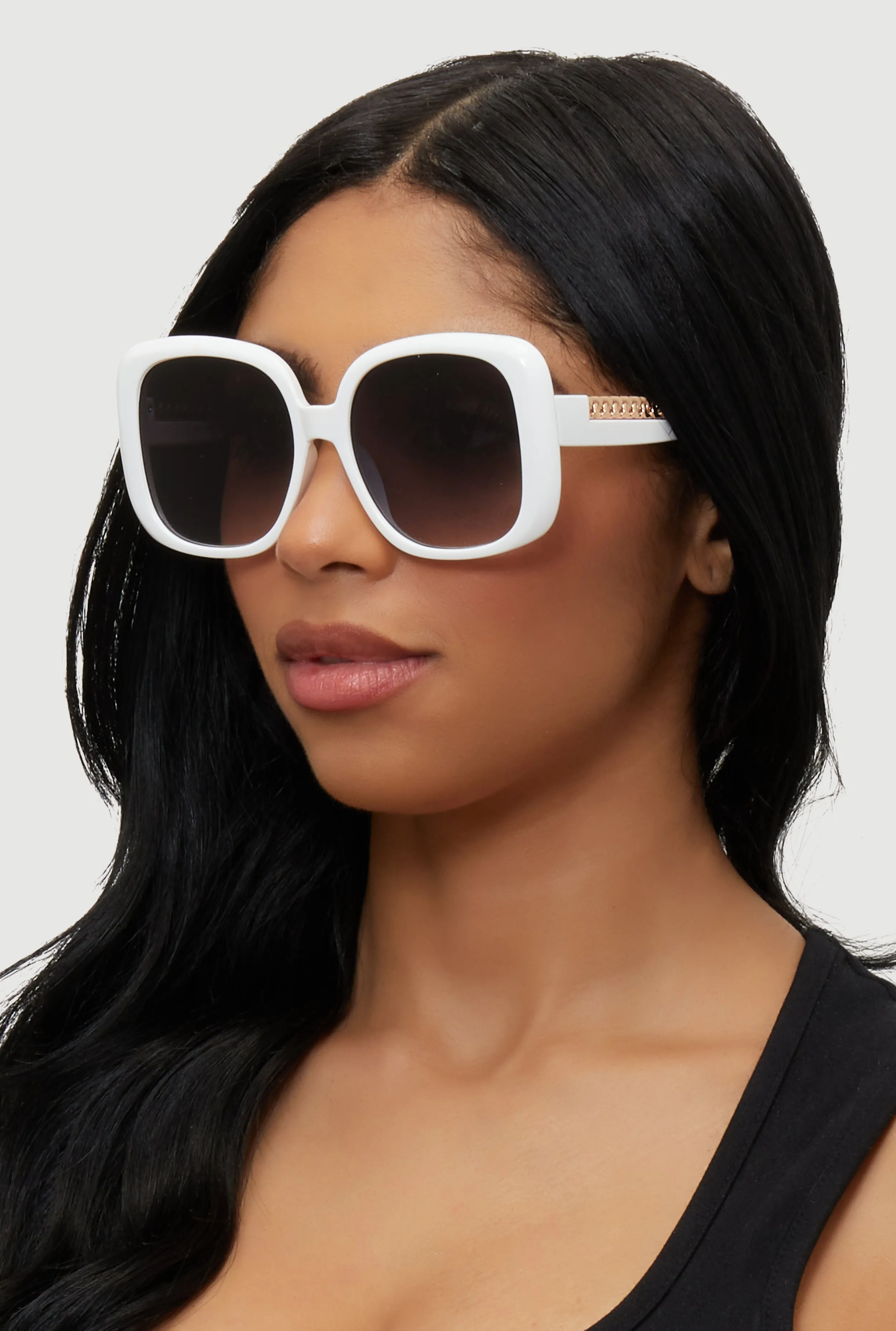 Stylish Metallic Ombre Lens Sunglasses sold by Rainbow product image thumbnail 2