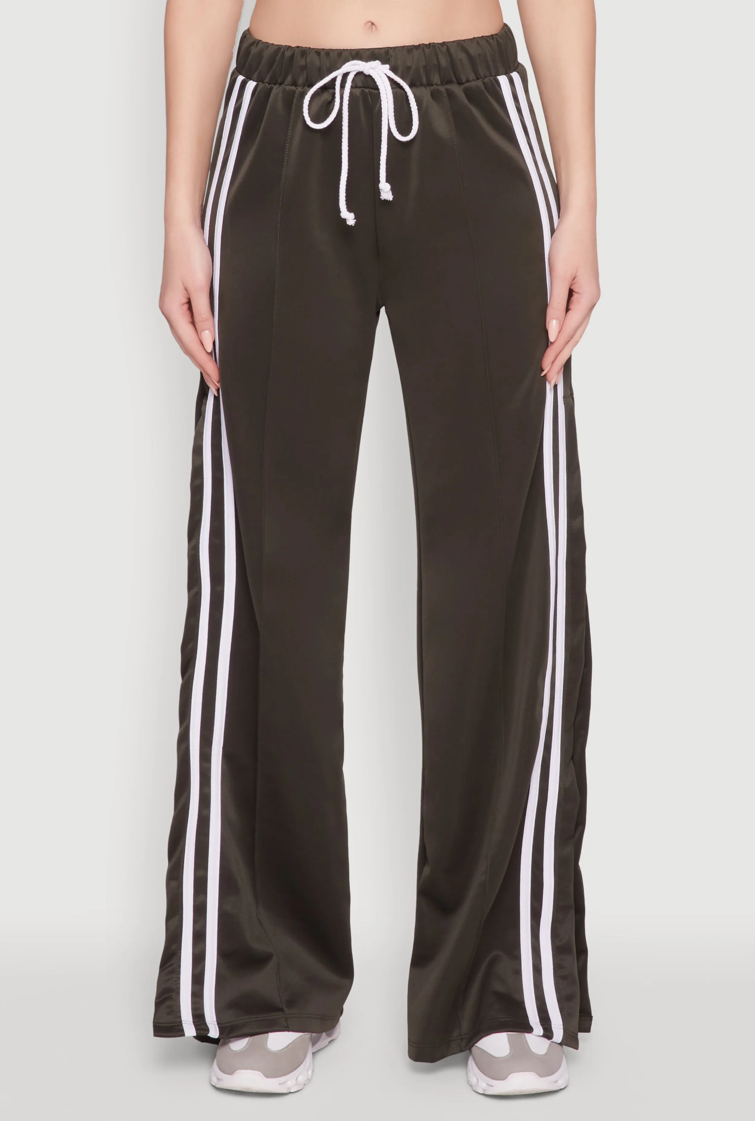 Stylish High Waisted Varsity Stripe Active Pants sold by Rainbow product image thumbnail 5