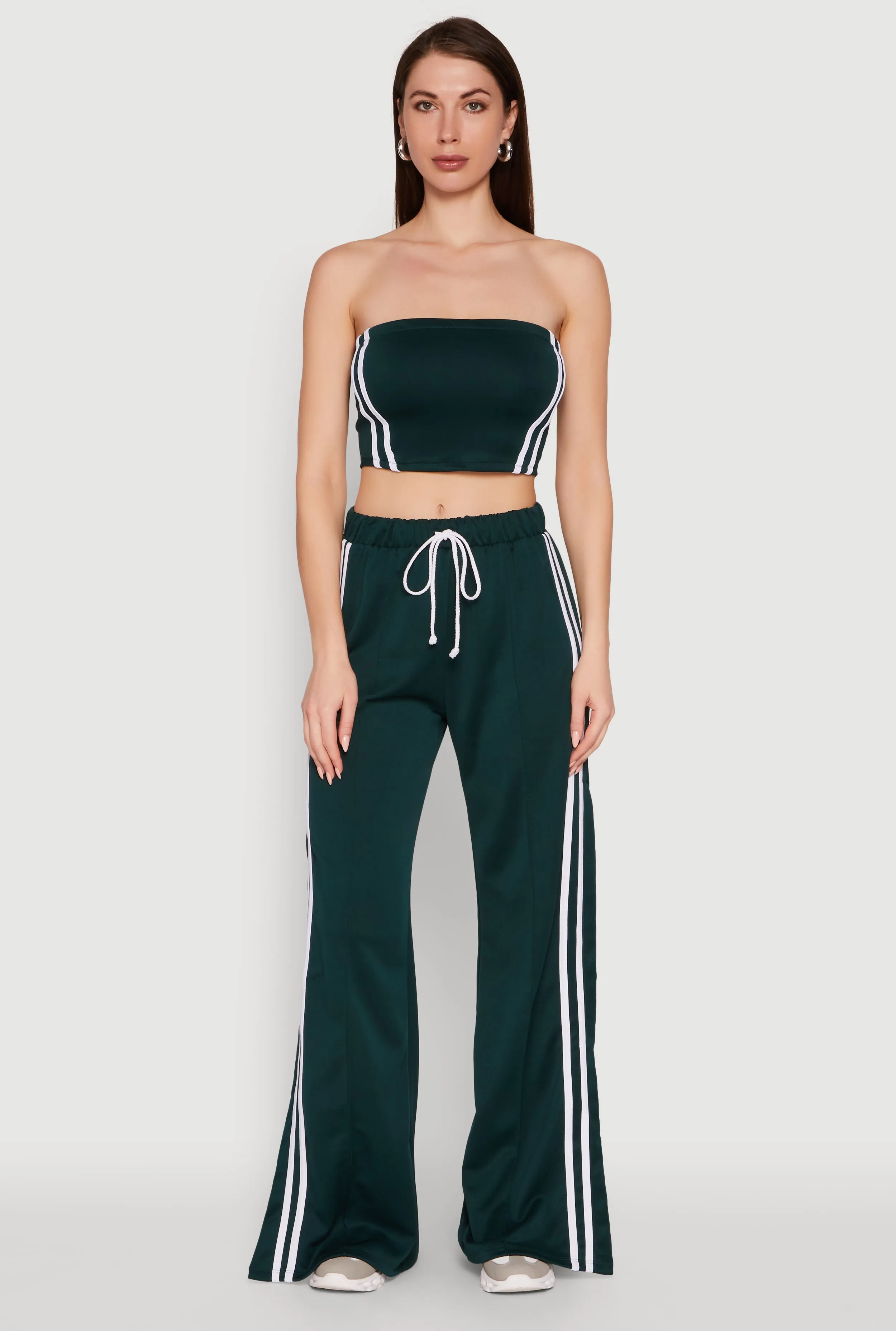 Stylish High Waisted Varsity Stripe Active Pants sold by Rainbow product image thumbnail 2