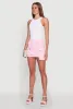 Daisy Mineral Wash High Waisted Mini Denim Skirt with Cargo Pockets sold by Rainbow