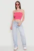 Ribbed Knit Seamless Tube Top sold by Rainbow