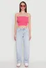 Ribbed Knit Seamless Tube Top sold by Rainbow