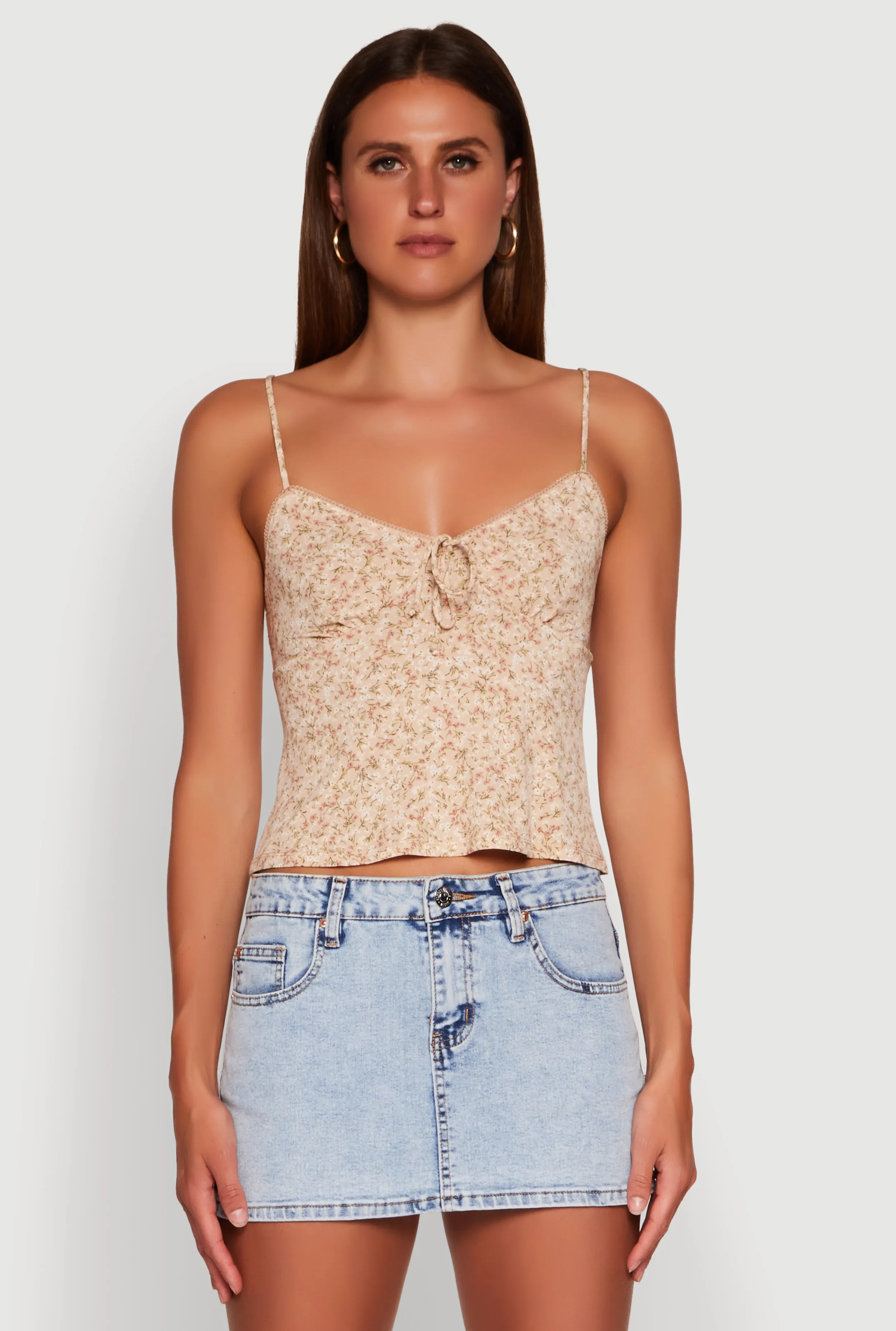 Ambiance Ditsy Floral Cami with Tie Front sold by Rainbow product image thumbnail 2