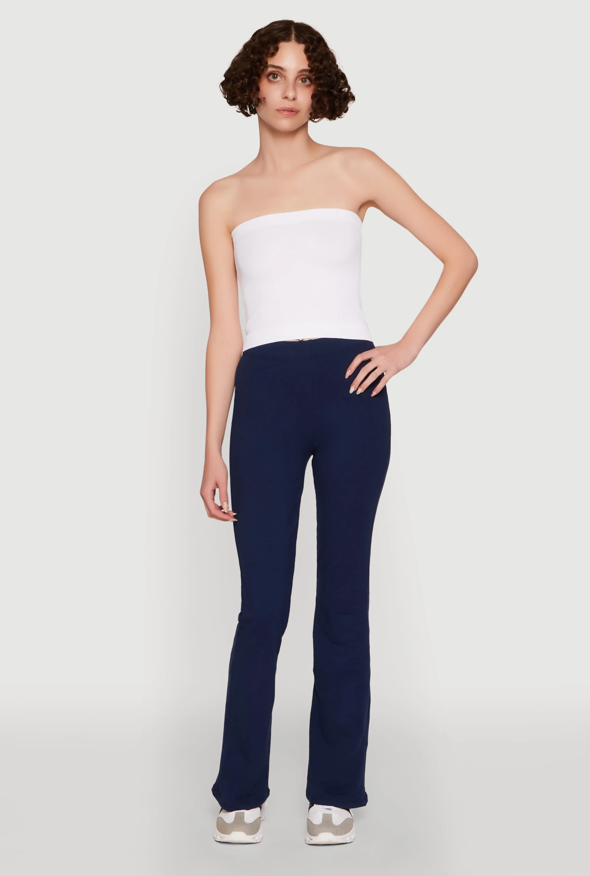 Ribbed Knit Seamless Tube Top sold by Rainbow product image thumbnail 3