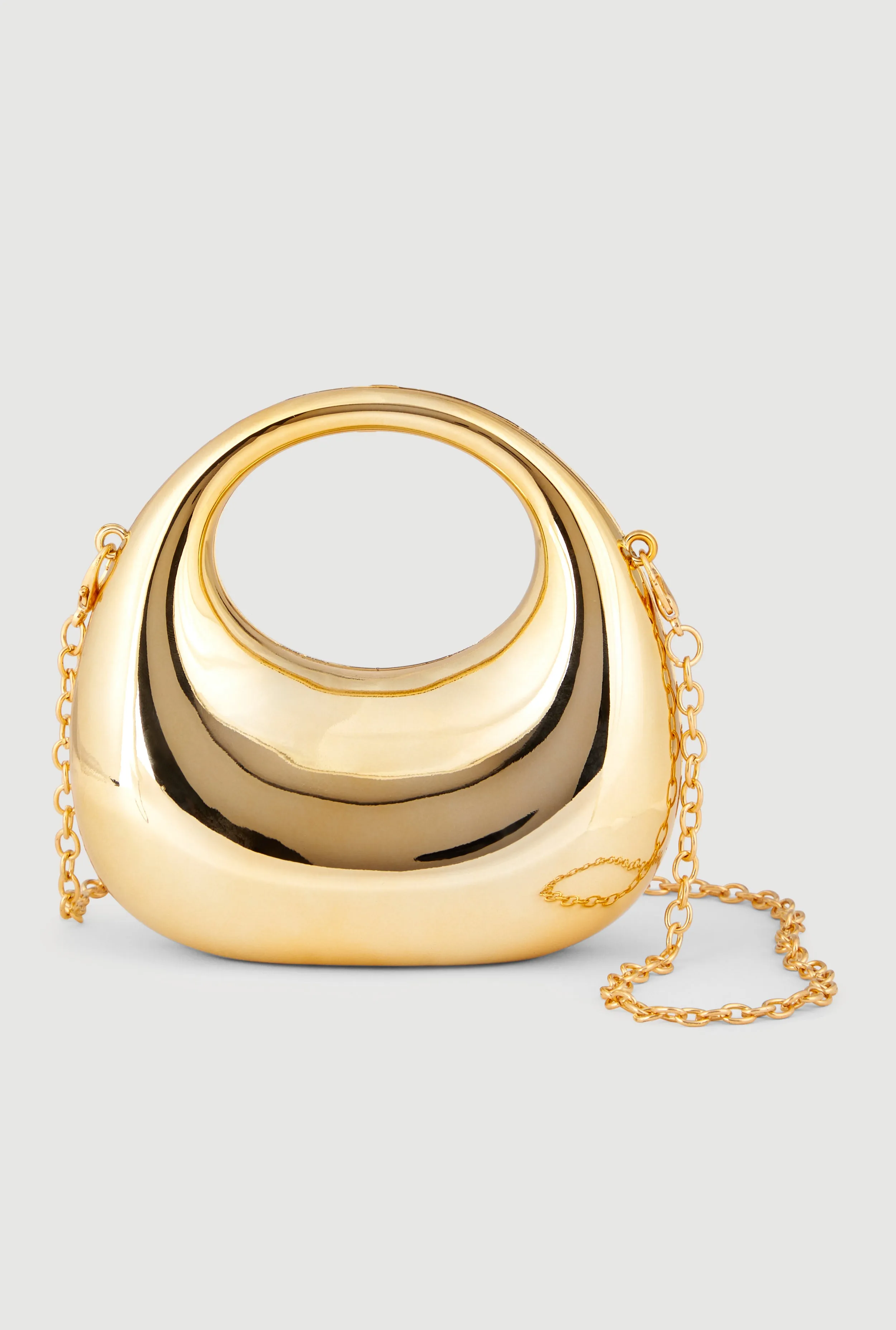 Chic Metallic Chain Crossbody Bag sold by Rainbow